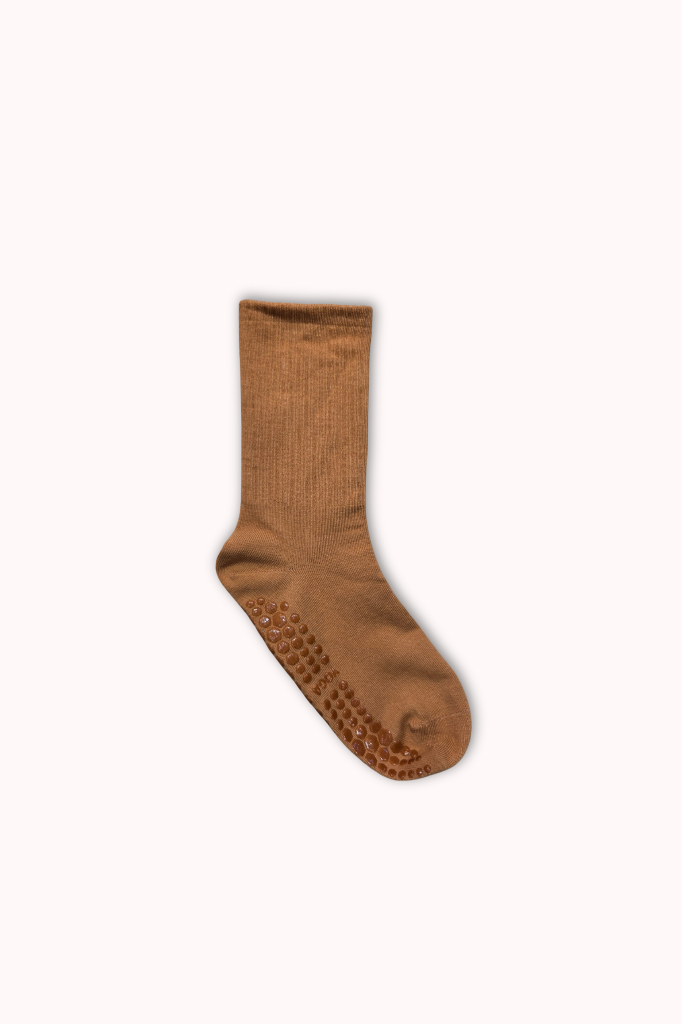 CHAUSSETTES MI-HAUTES ANTI-DÉRAPANTES unies orange