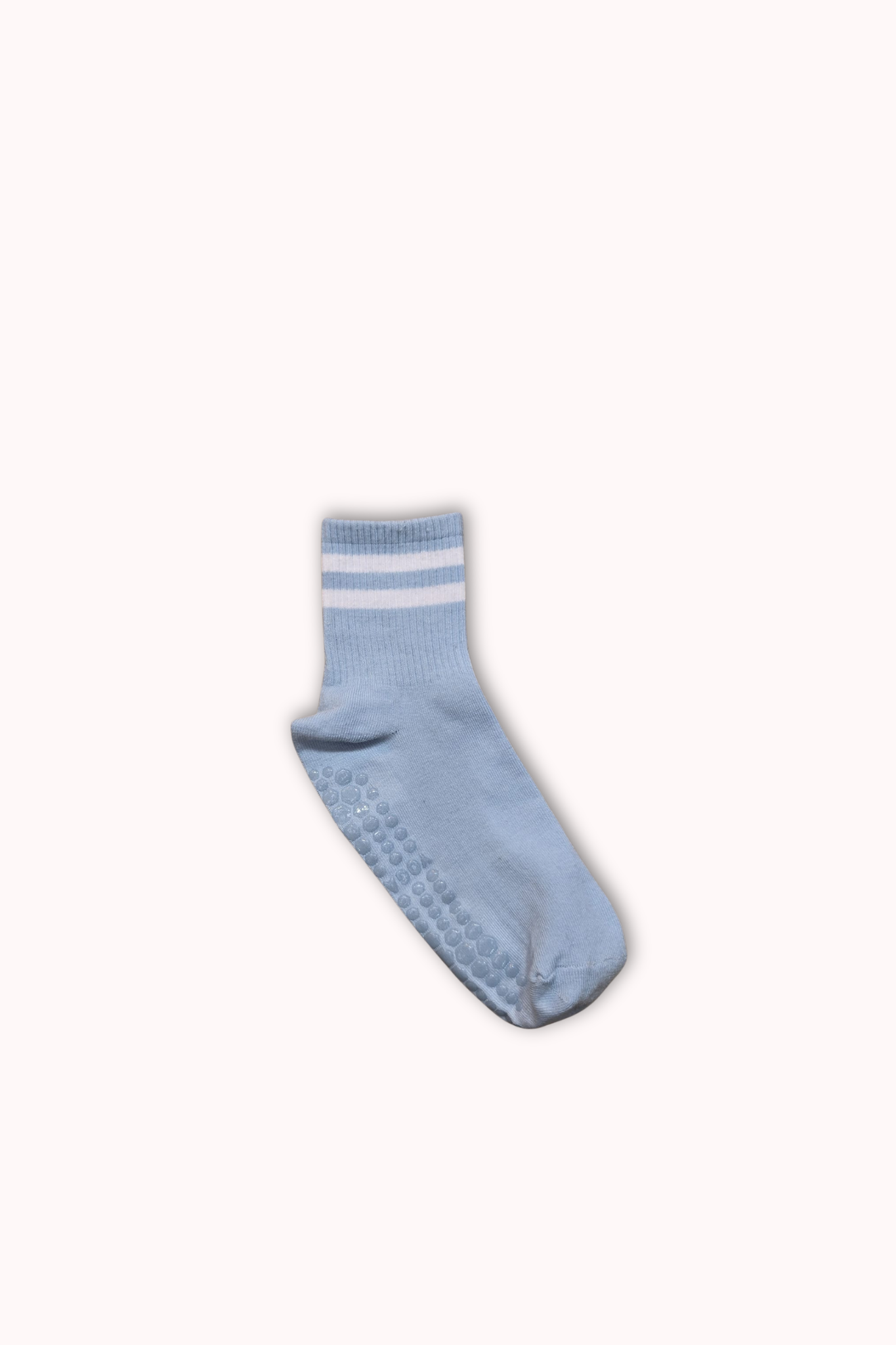 CHAUSSETTES HAUTES ANTI-DÉRAPANTES bleues ciel