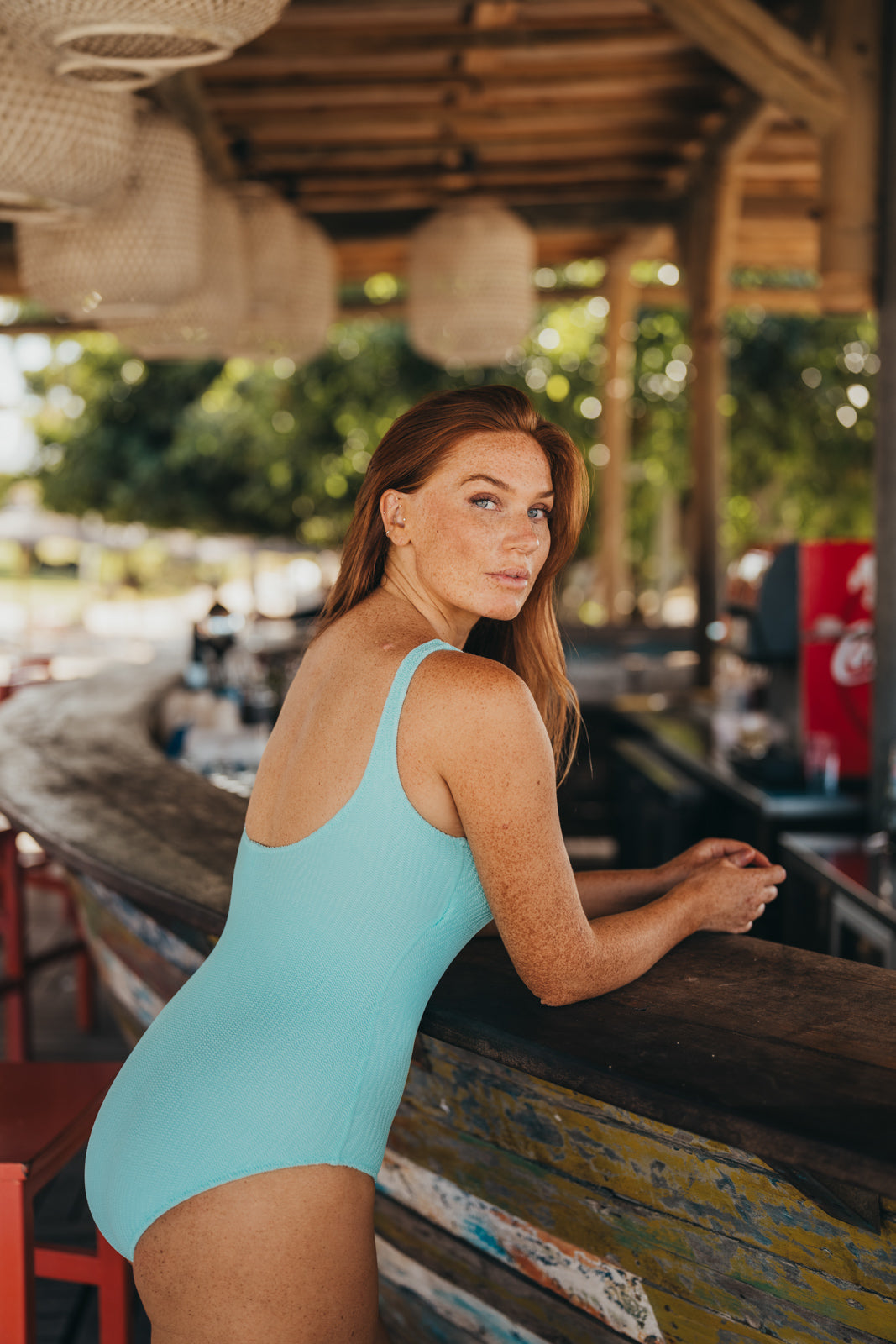 UNE PIÈCE PEPA TAILLE UNIQUE Turquoise