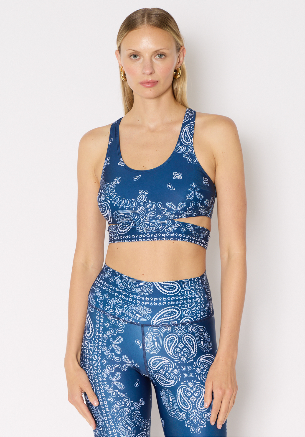 BRASSIERE LAURIE BANDANA BLEU