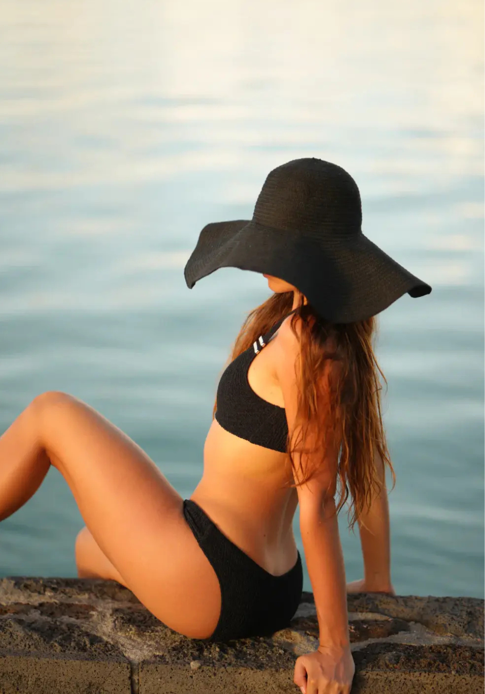 CORALIE TWO PIECE BOTTOMS Black