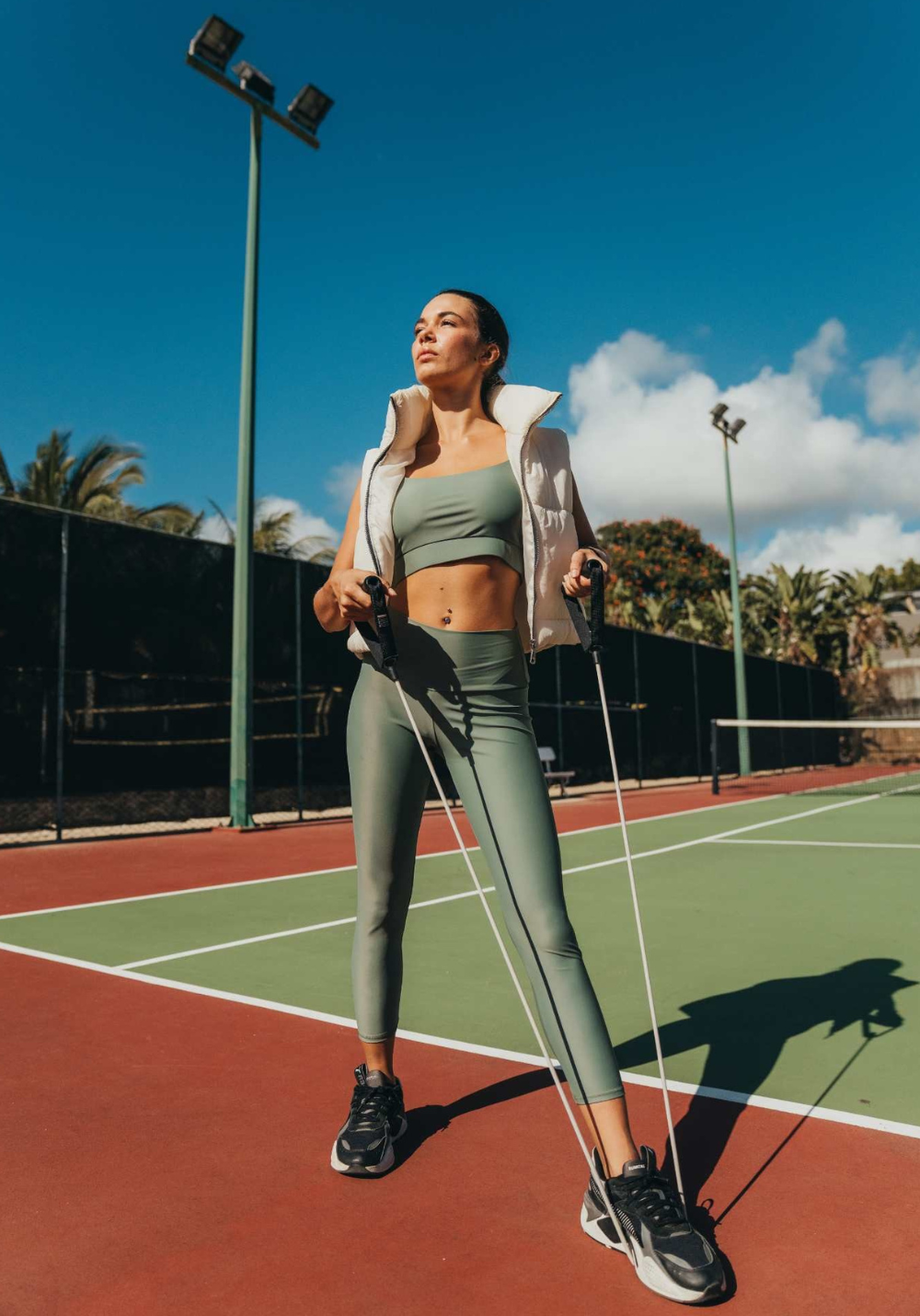 LEGGING VANILLE Kaki