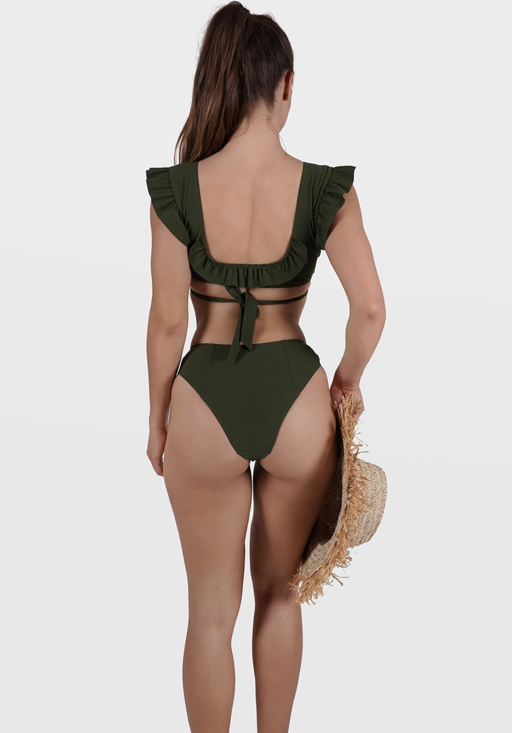 MELISSANDRE Kaki TWO-PIECE TOP