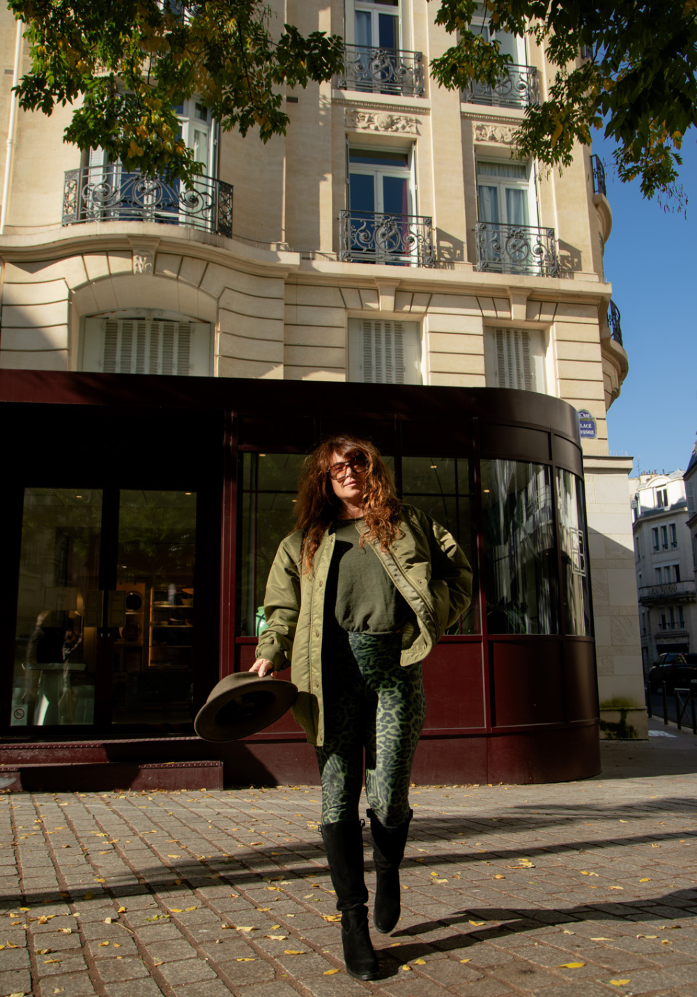 Legging Vanille Panthère kaki