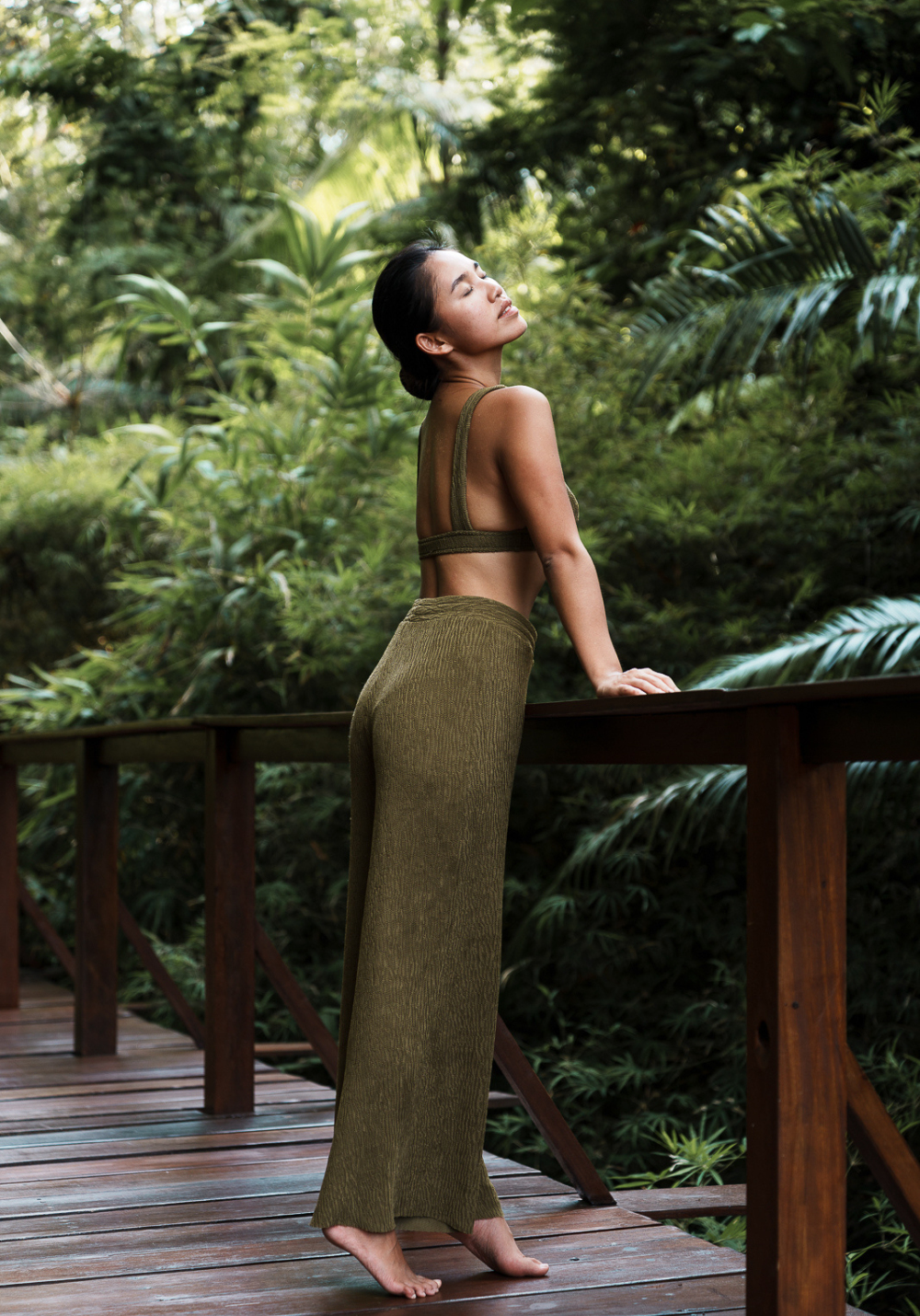 PANTALON ILAM TAILLE UNIQUE Kaki