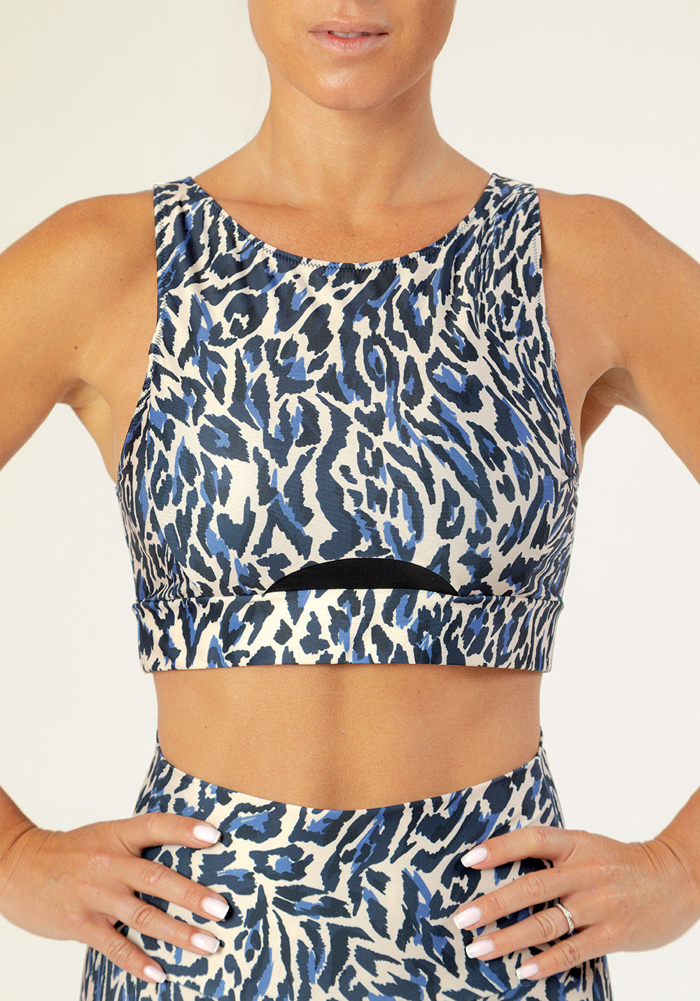 ELISE Chakra beige and blue BRA