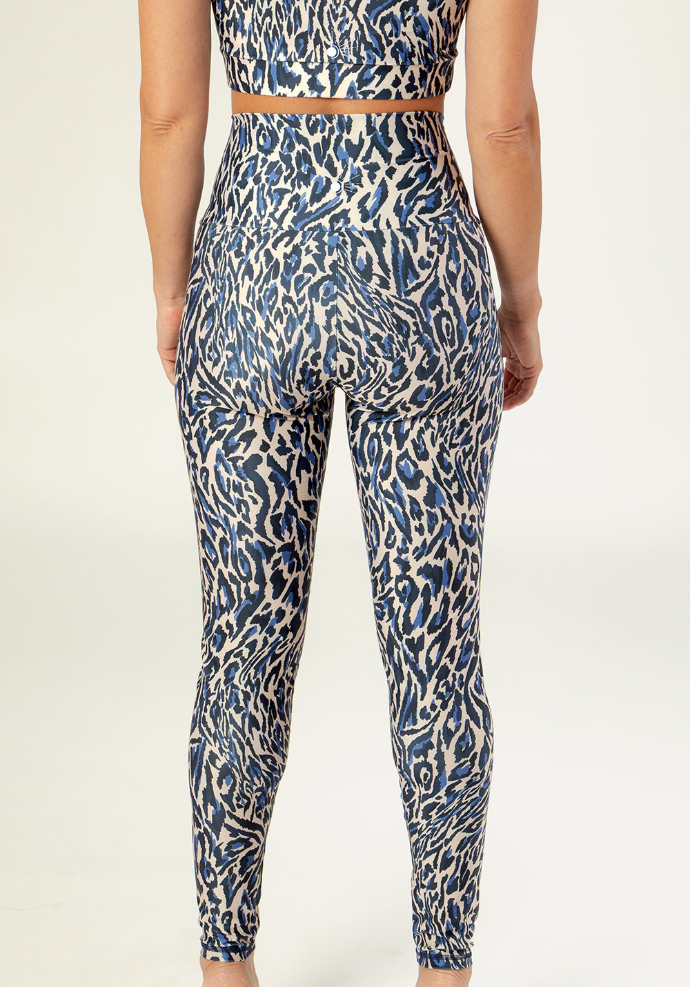 LEGGING FLEUR Chakra beige and blue