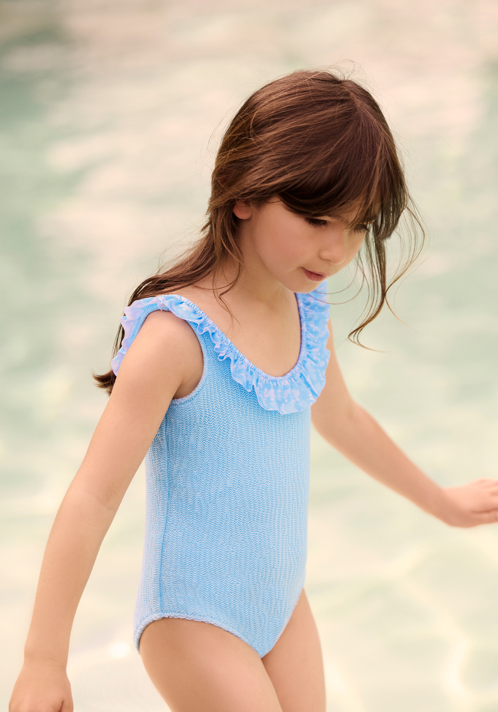 ALBA ONE PIECE sky blue