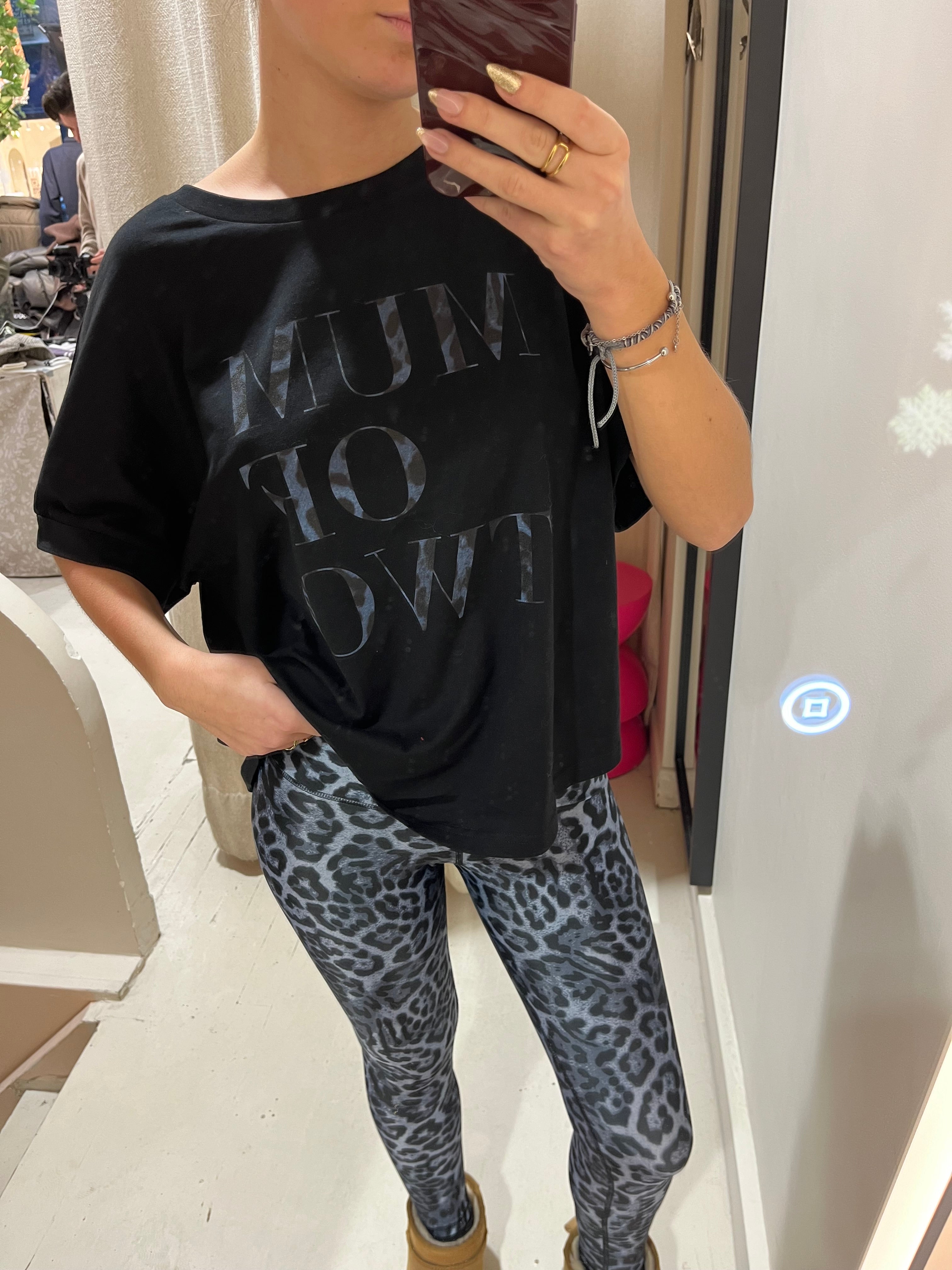 MUM OF T-SHIRT Black and blue