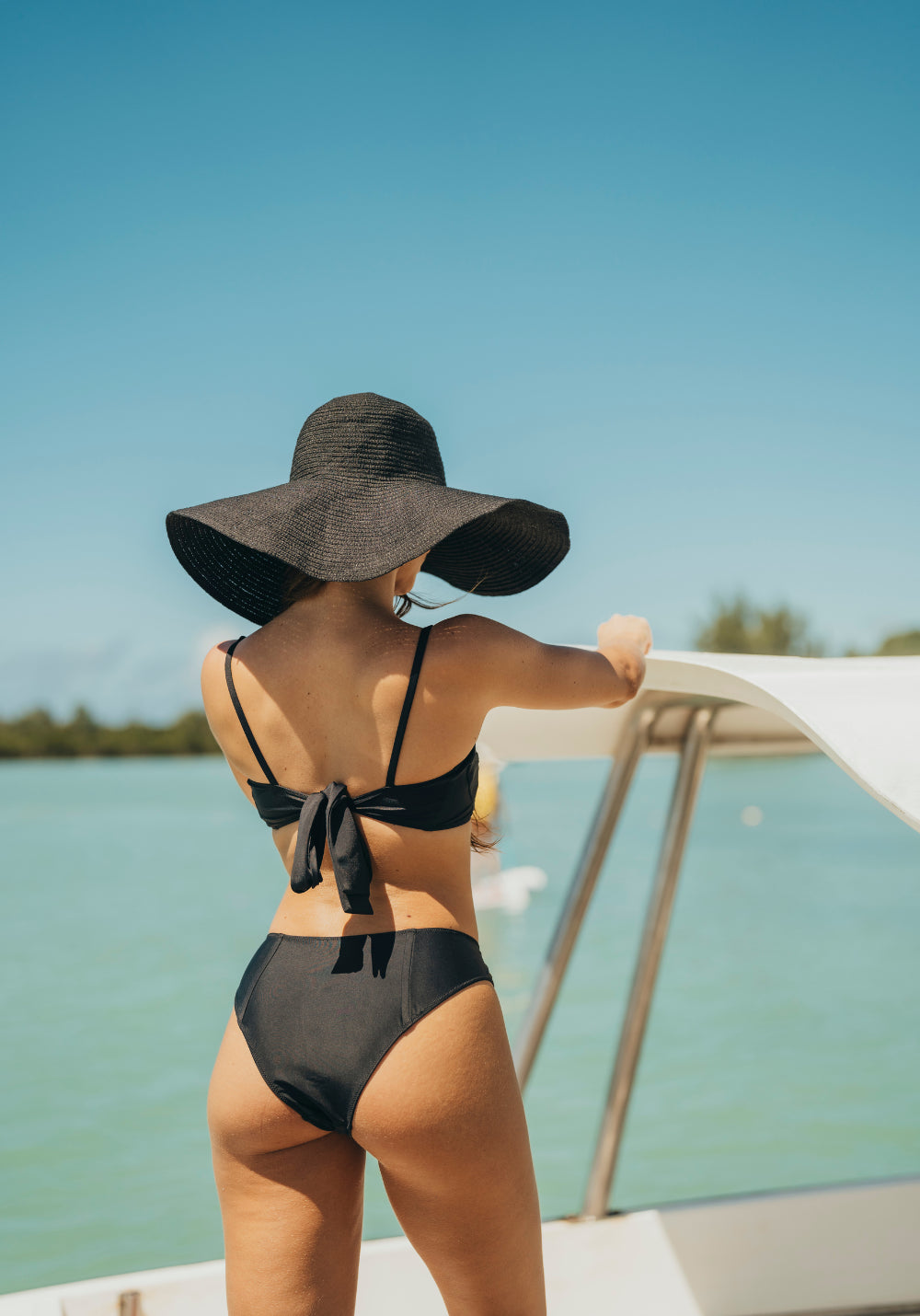 PRAIANO TWO PIECE BOTTOMS Black