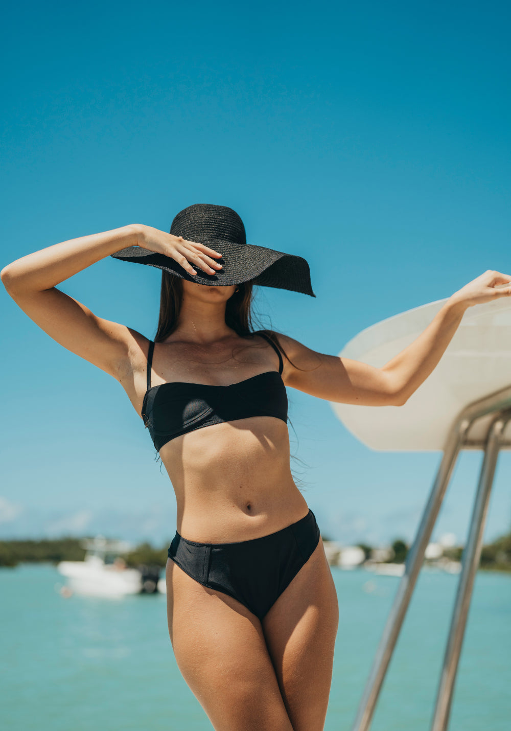 PRAIANO TWO PIECE BOTTOMS Black