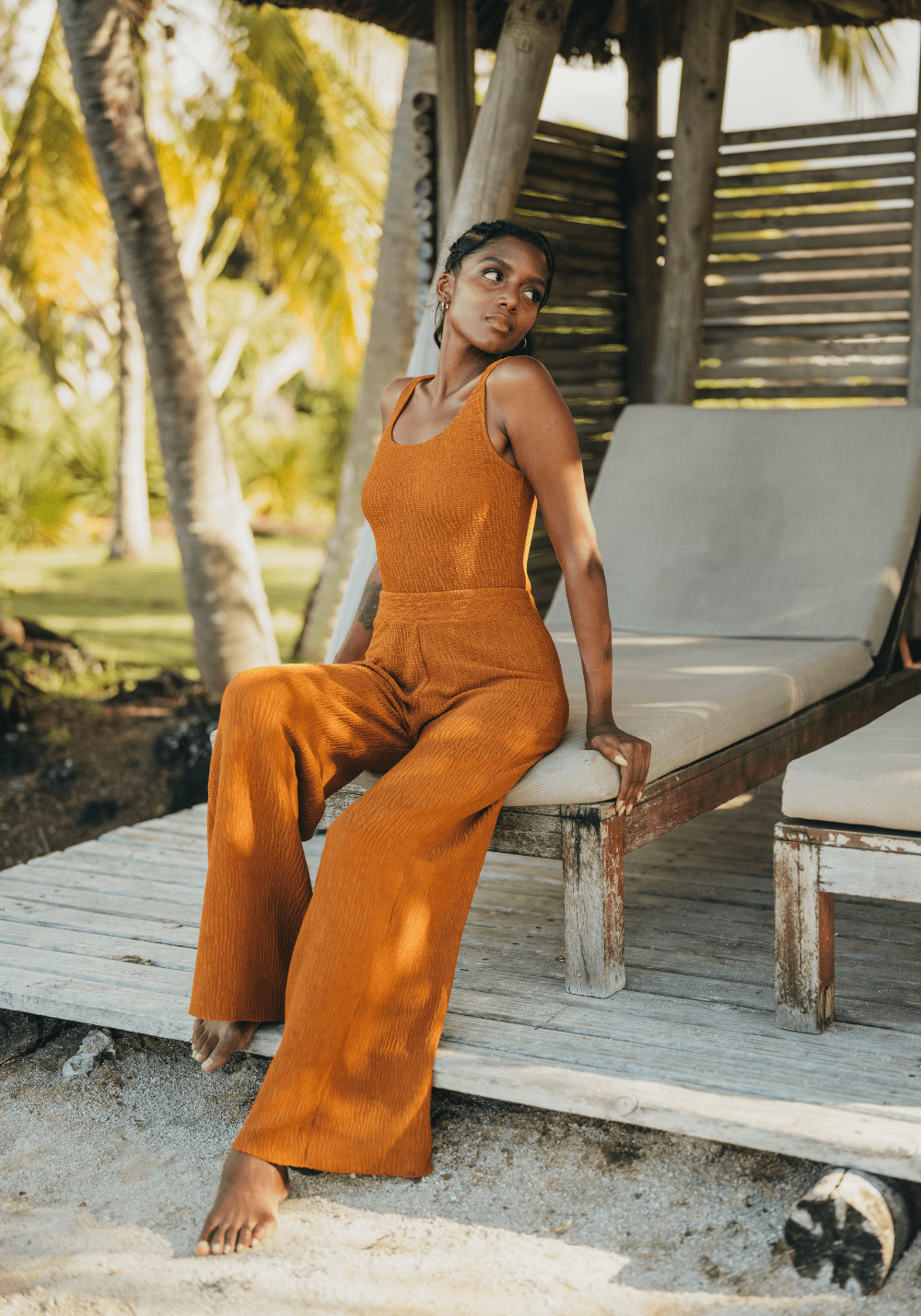 Pantalon ILAM - Camel