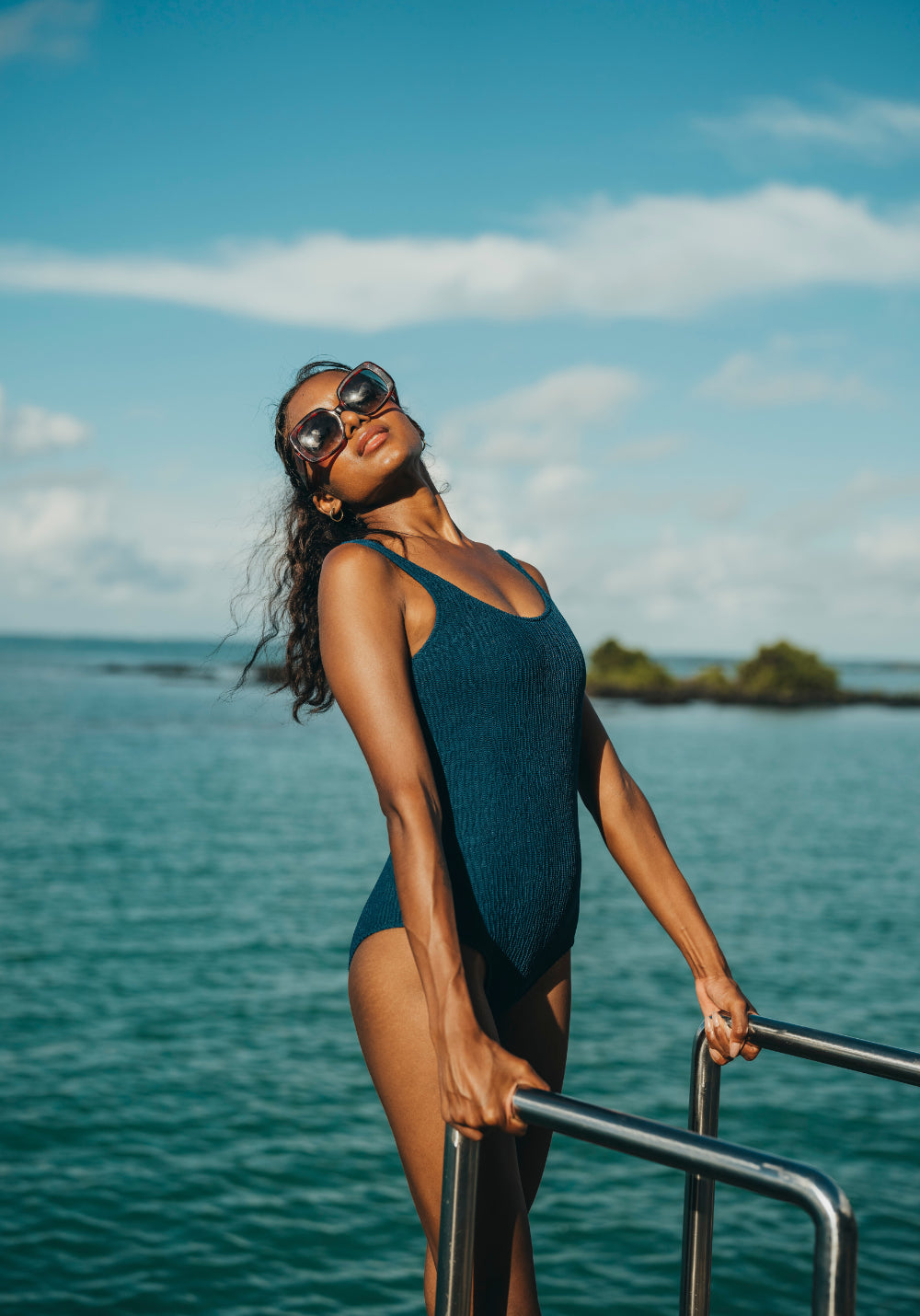 UNE PIÈCE PEPA TAILLE UNIQUE Bleu marine