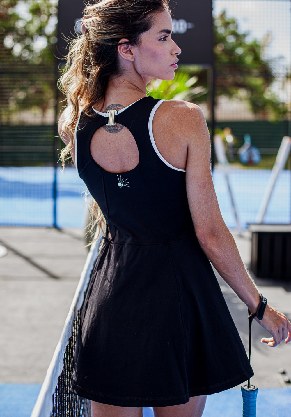 Black PINK TENNIS DRESS