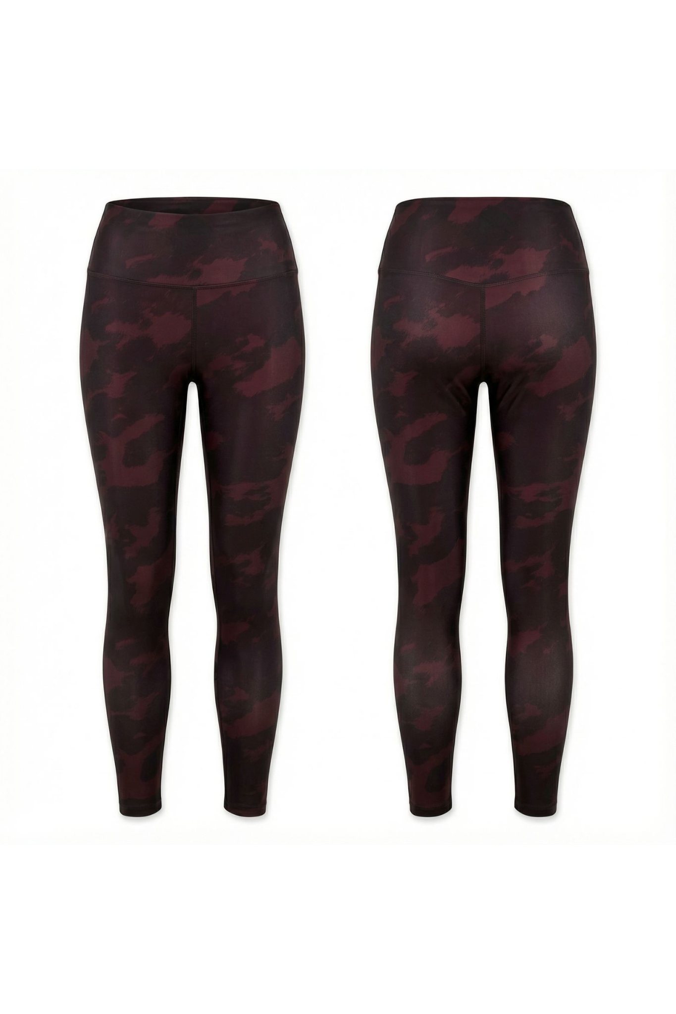 Legging AMANDINE motif animalier - Bordeaux