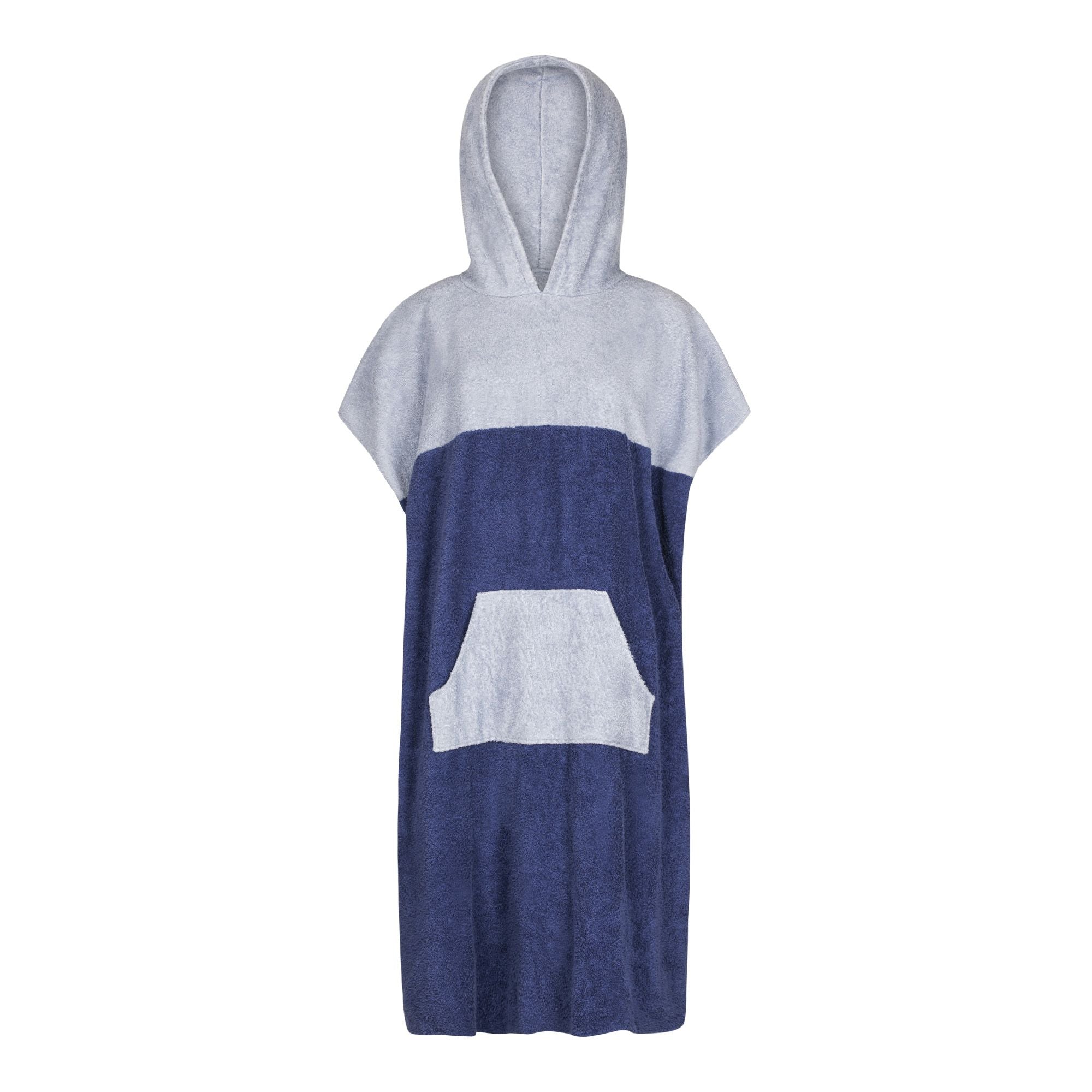 PONCHO NOA MEN Sky blue-Navy blue