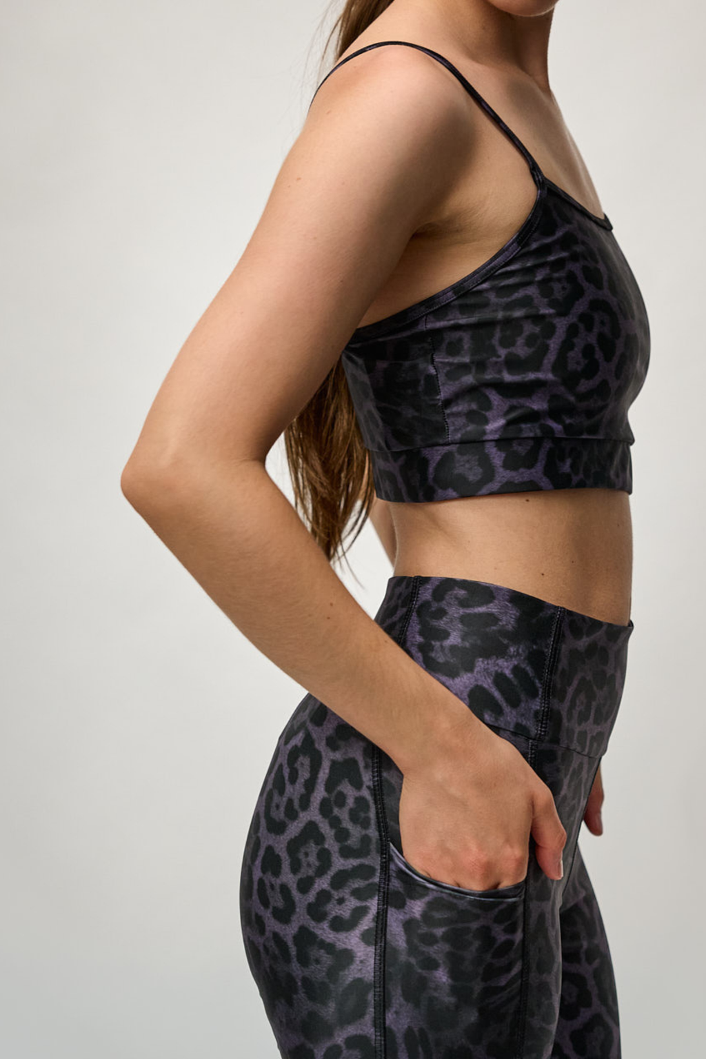 Legging LOU panthère violet