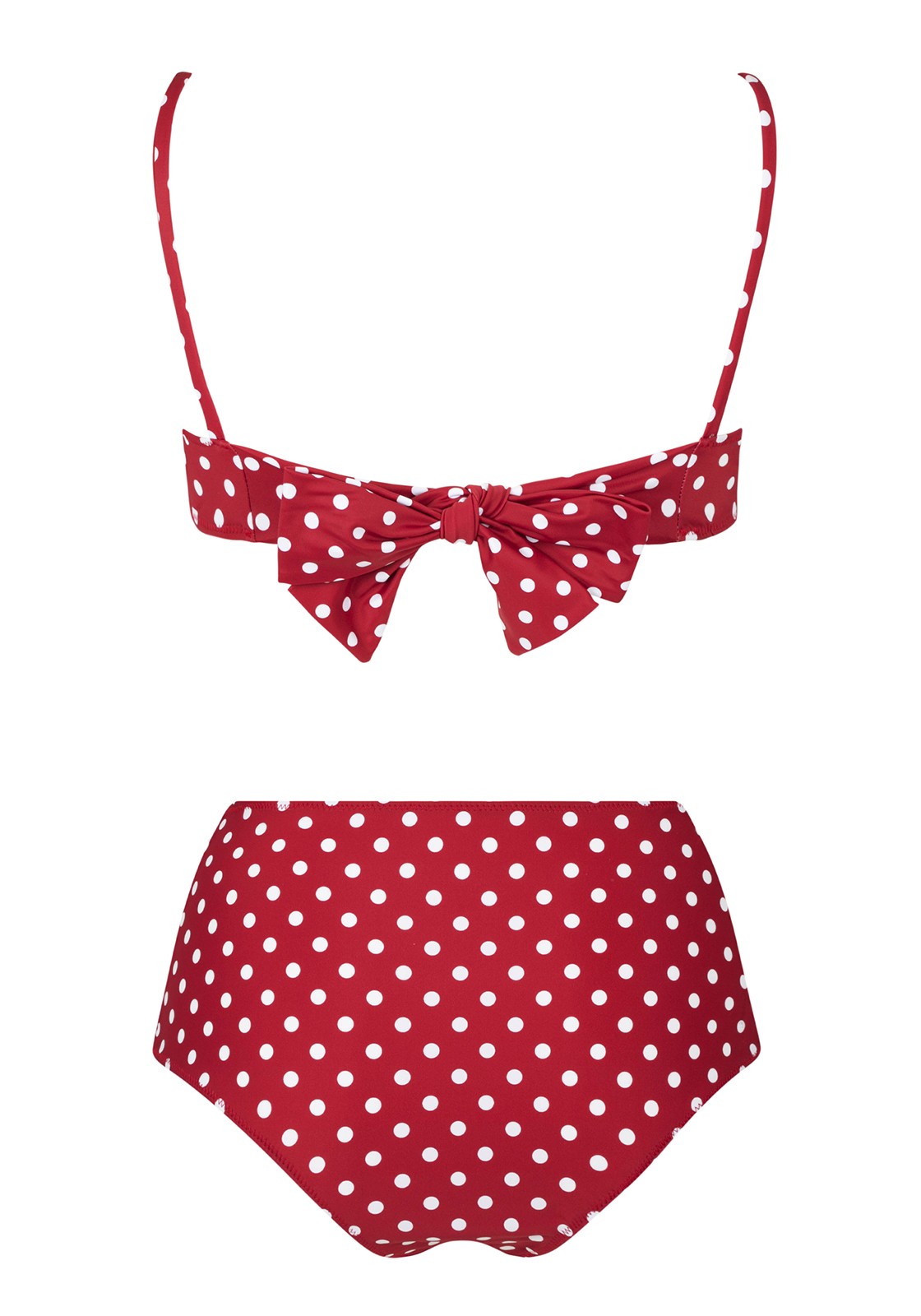 RAVELLO TWO PIECE BOTTOMS Red/white polka dots