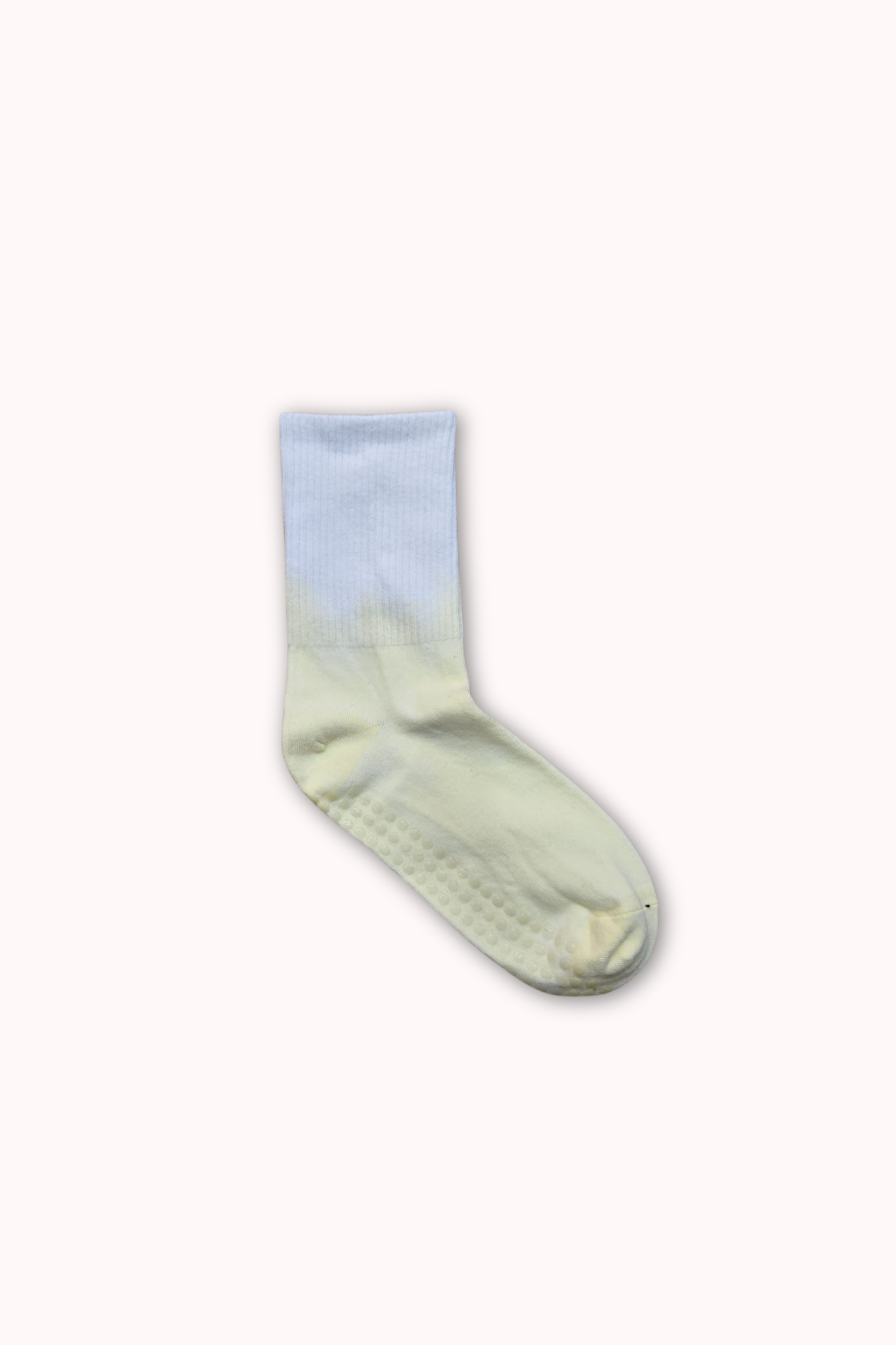 CHAUSSETTES HAUTES ANTI-DÉRAPANTES dégradées jaune