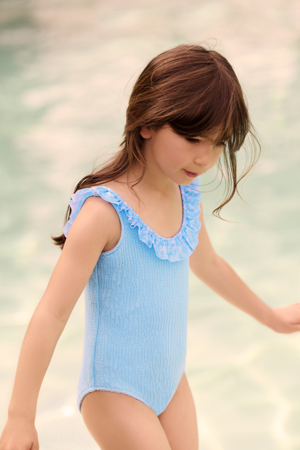 ALBA ONE PIECE sky blue