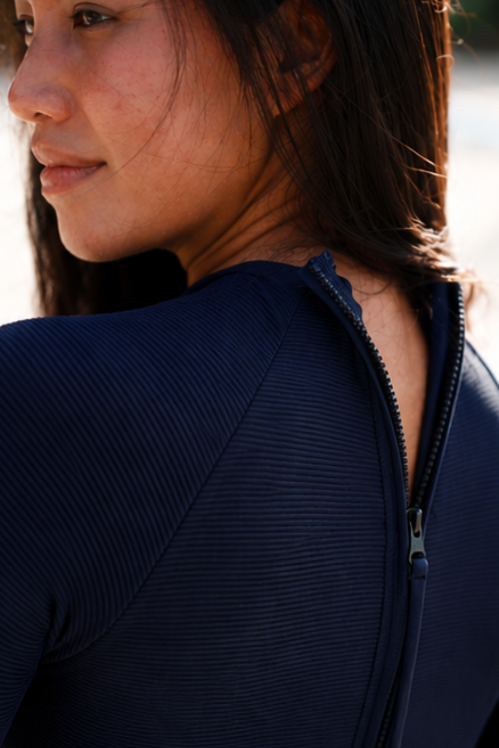 Navy and beige Billie jumpsuit