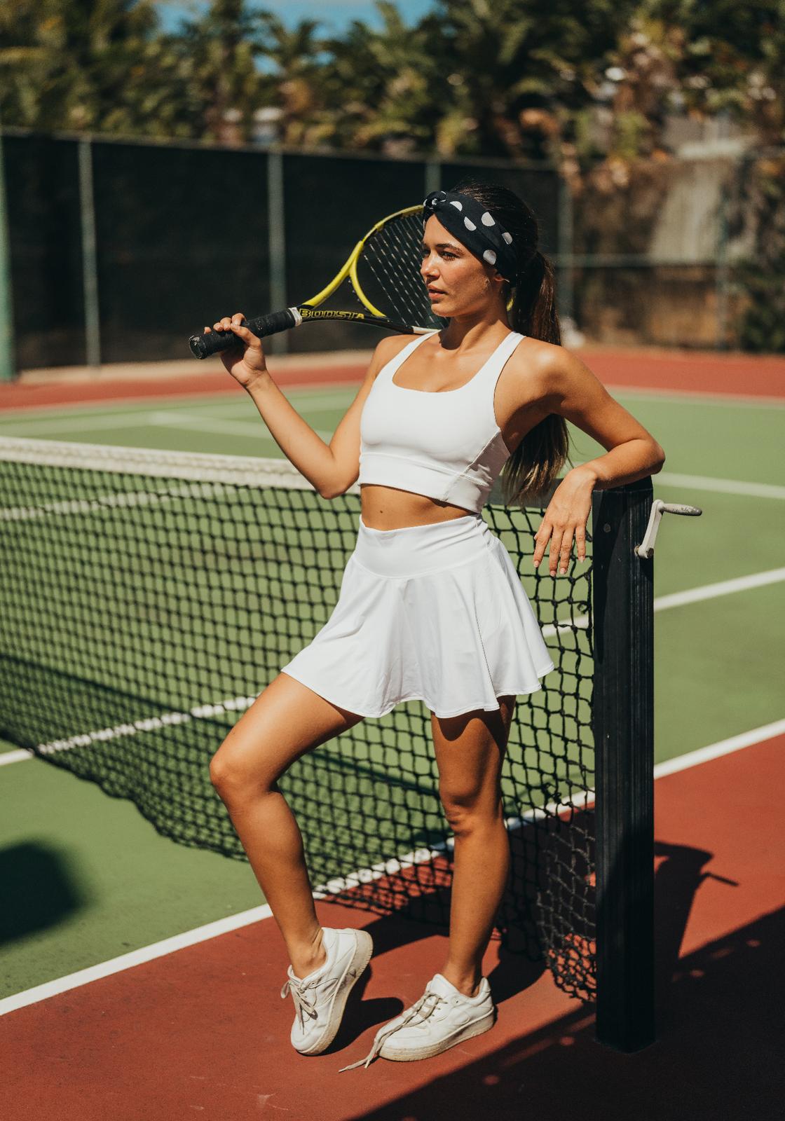 JUPE DE TENNIS LINA Blanche