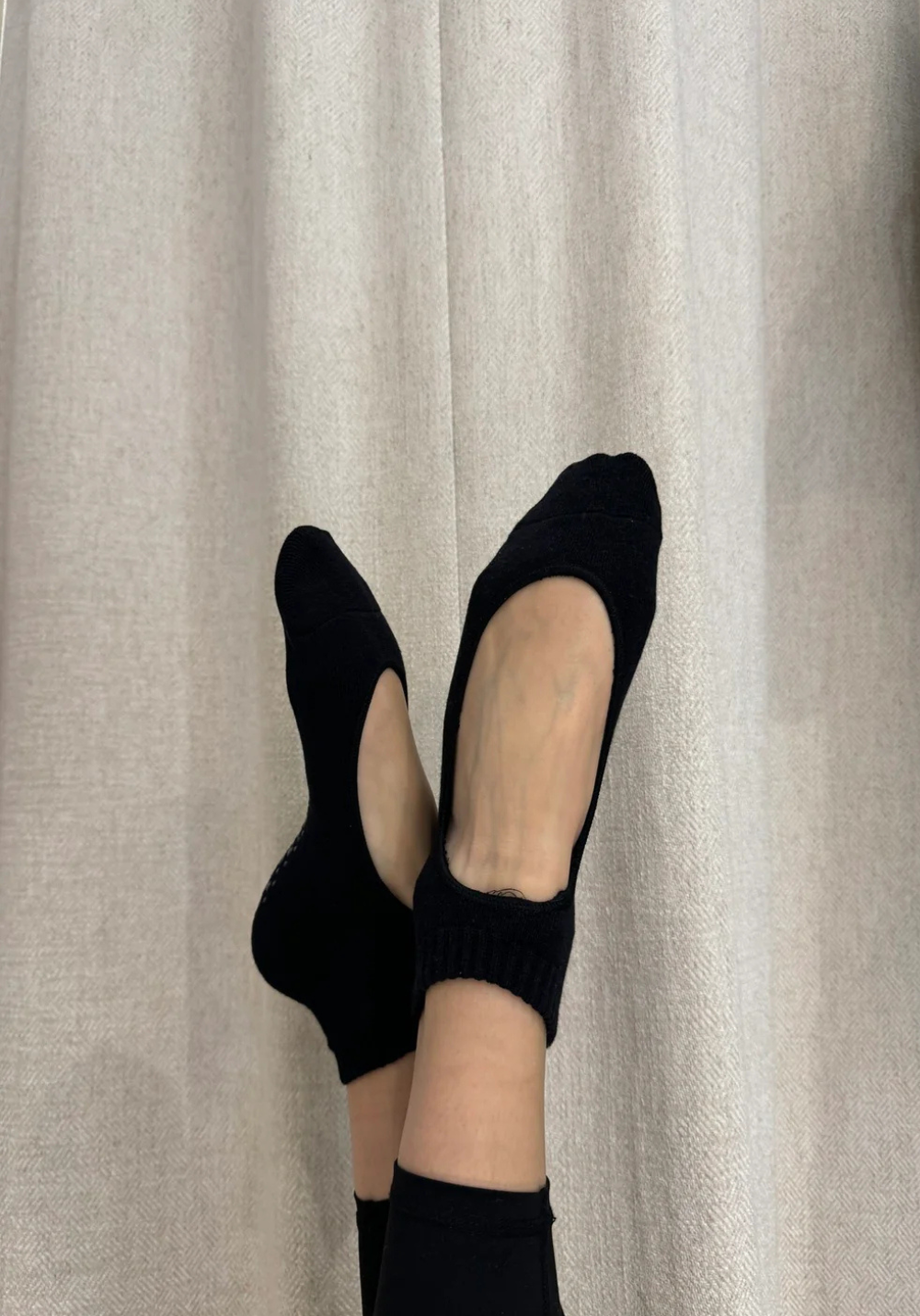 CHAUSSETTES BALLERINES noires