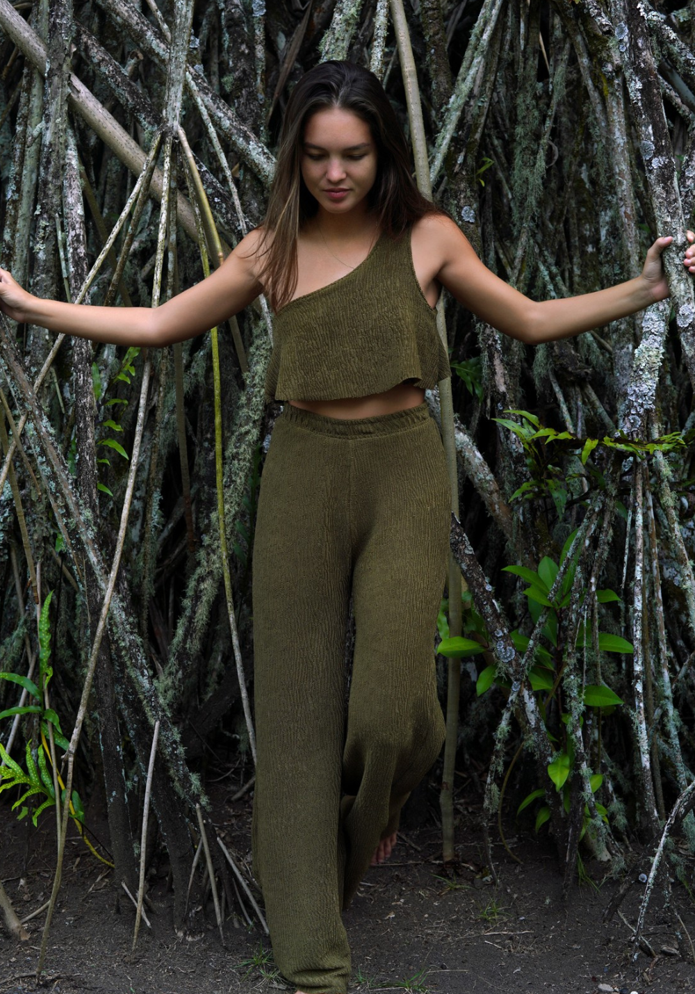 HAUT DEUX PIÈCES HANNAH TAILLE UNIQUE Kaki