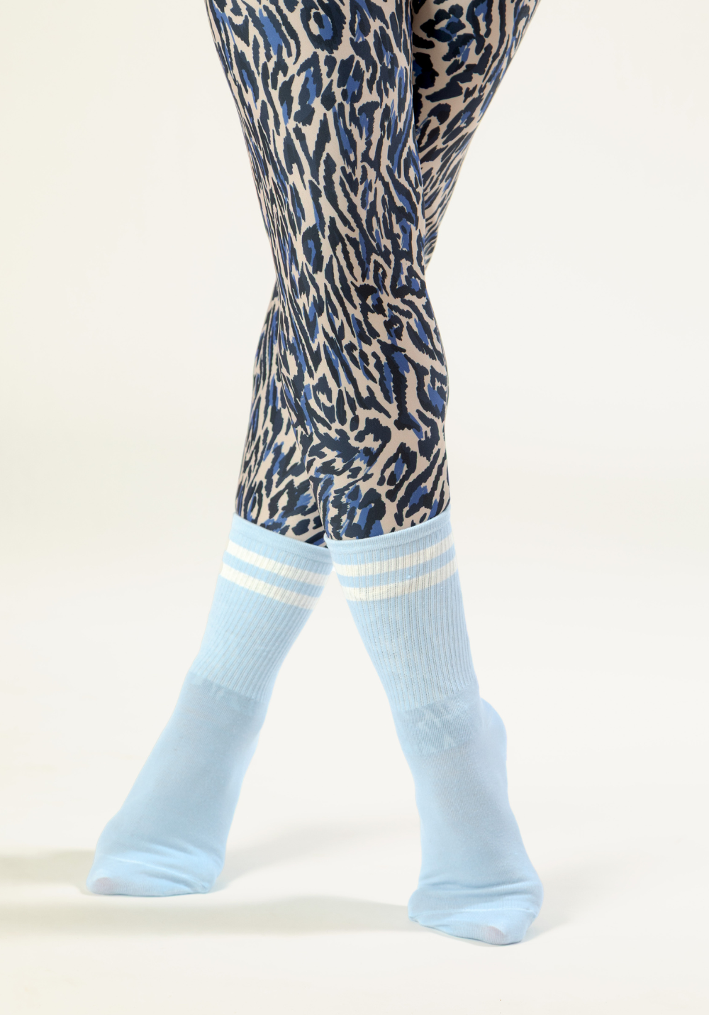 CHAUSSETTES HAUTES bleues turquoises