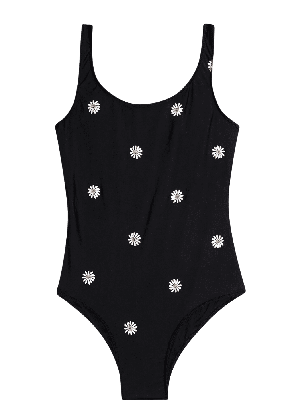 ONE PIECE PEPA BRODE Black embroidered