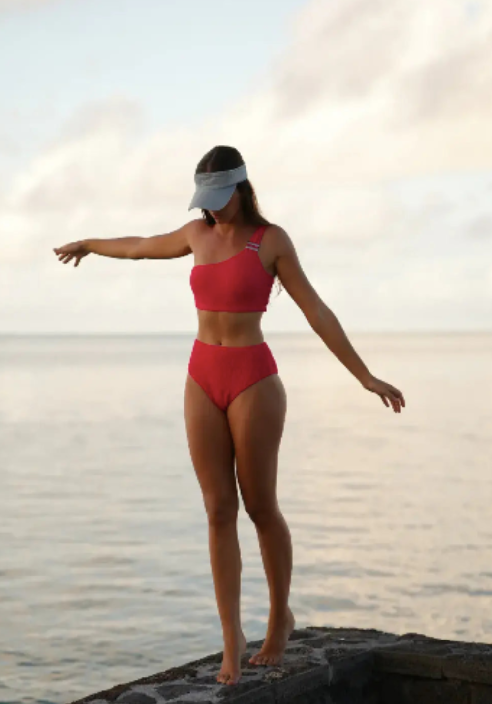 VICTORIA TWO PIECE TOP Red