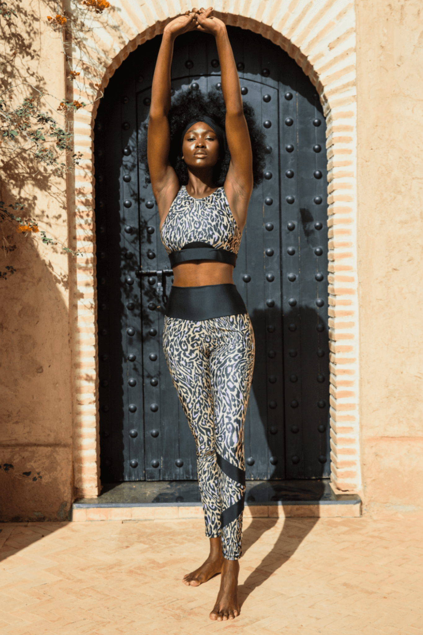 BRASSIÈRE ELISE Chakra beige et violet