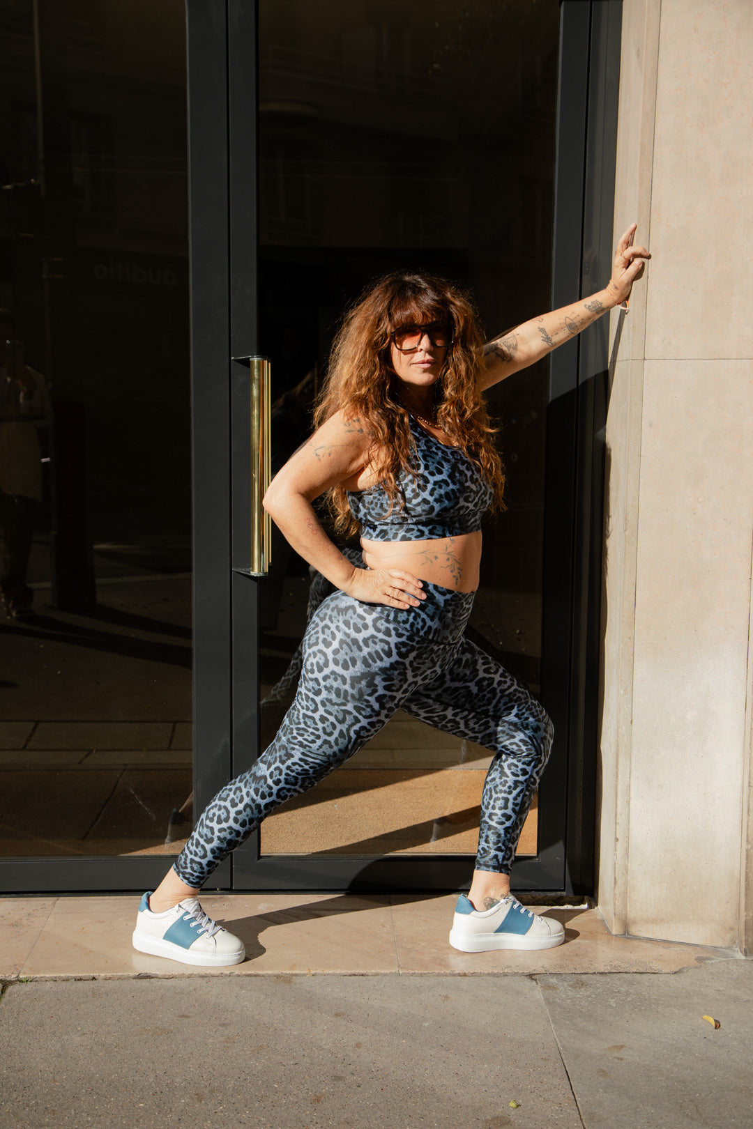 Blue Vanilla Panther Leggings