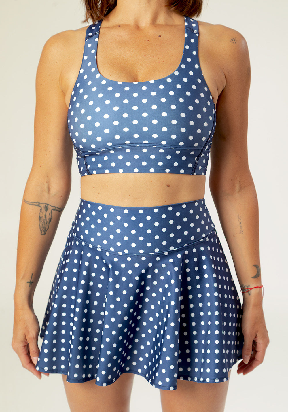 BRASSIERE CLEMENCE à pois bleus