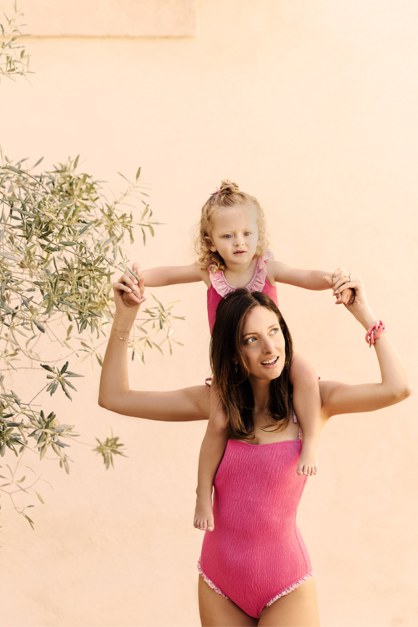 Maillot UNE PIÈCE ILONA - Rose Framboise