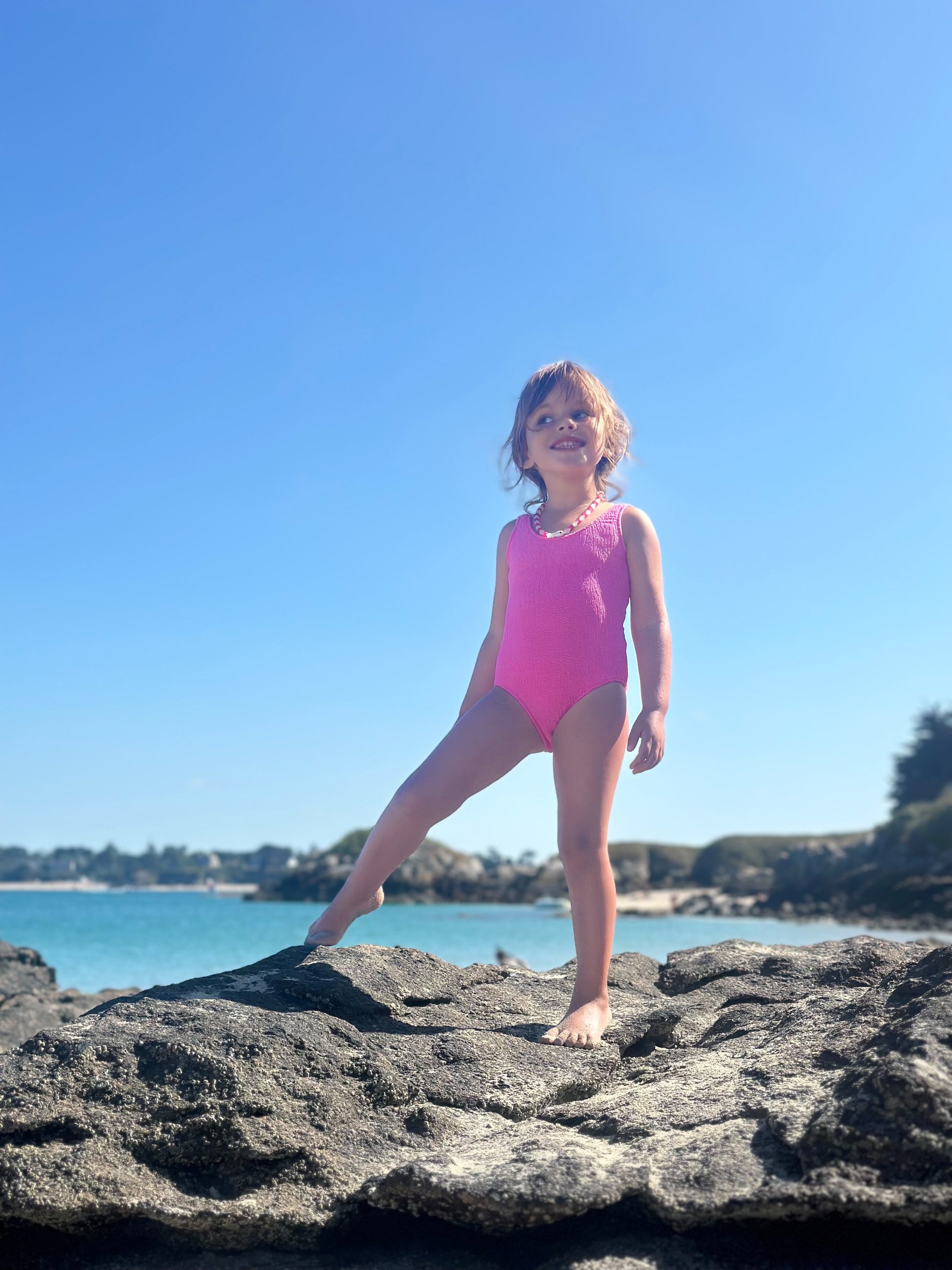 Maillot kids PEPA - Rose