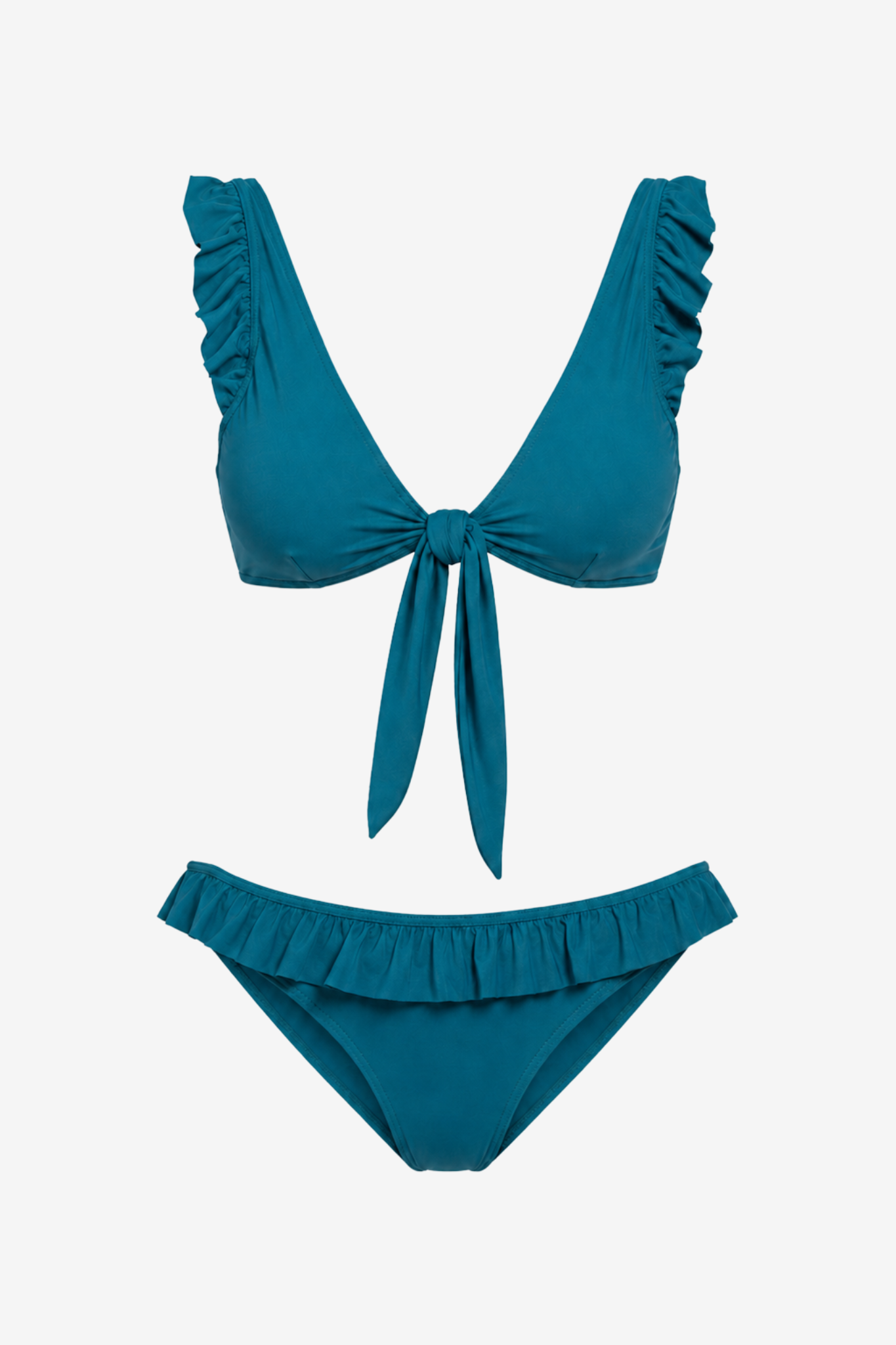 MELISSANDRE TWO-PIECE TOP Duck blue