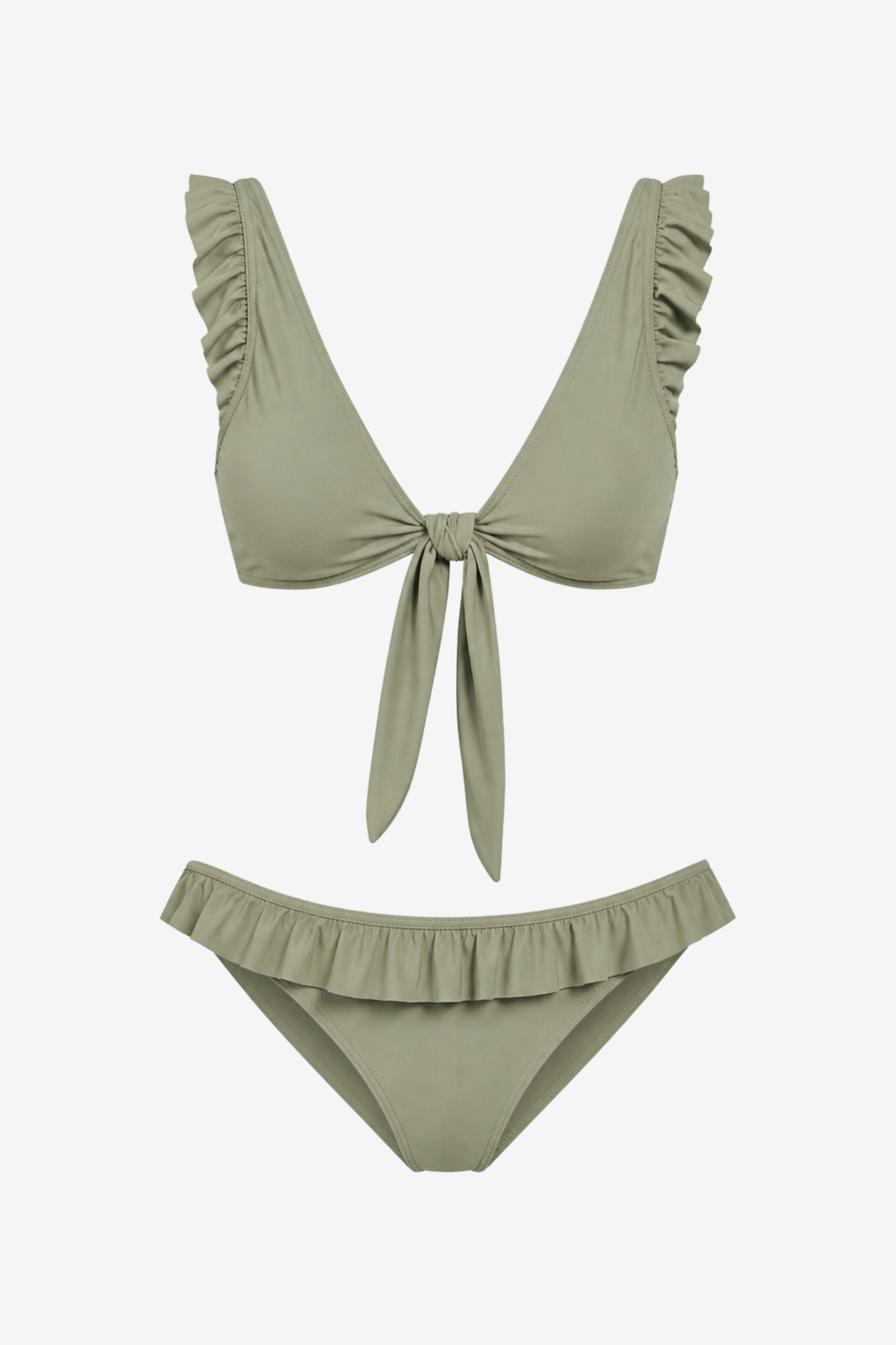 MELISSANDRE Kaki TWO-PIECE TOP