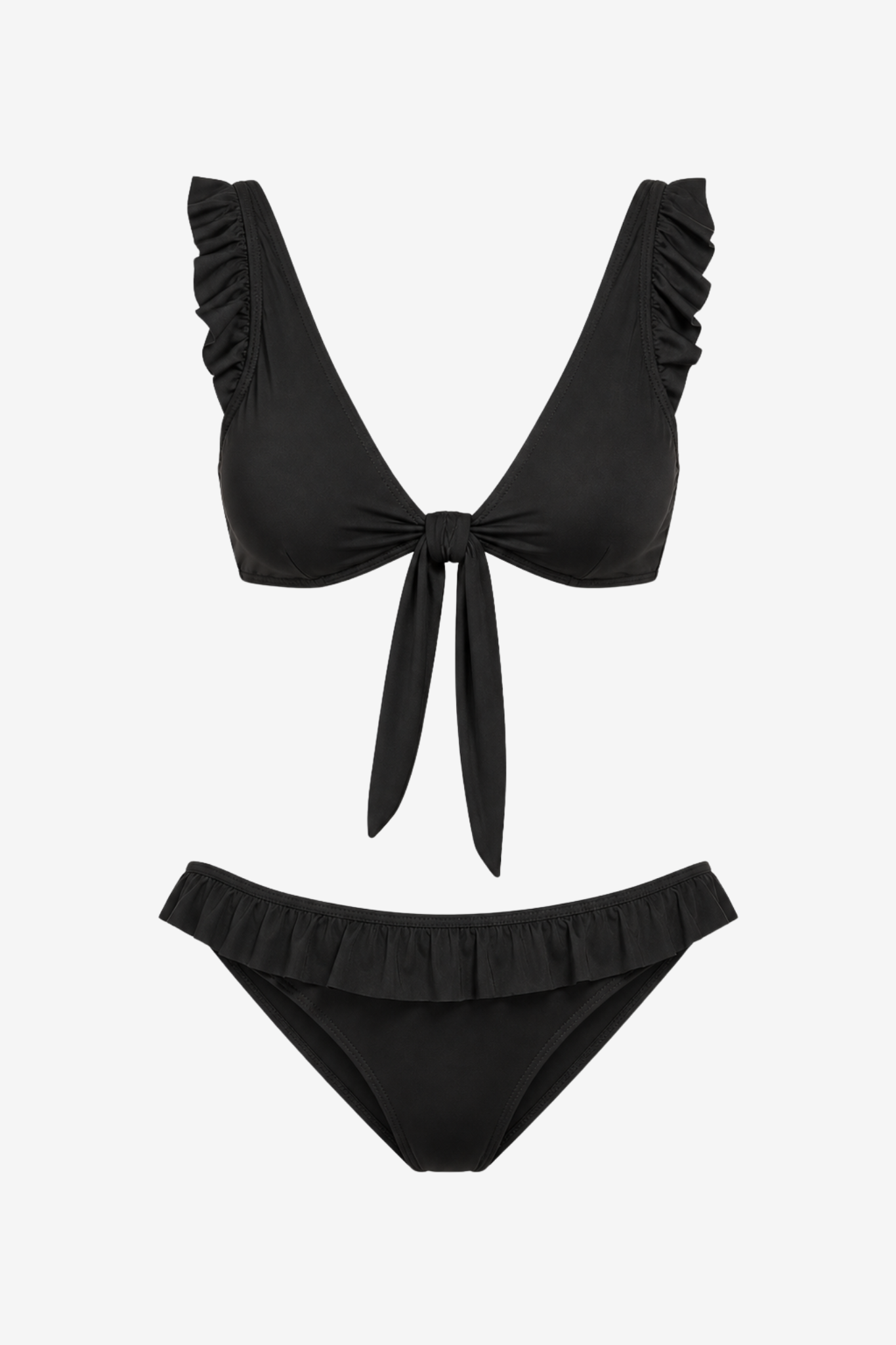 MELISSANDRE TWO PIECE TOP Black