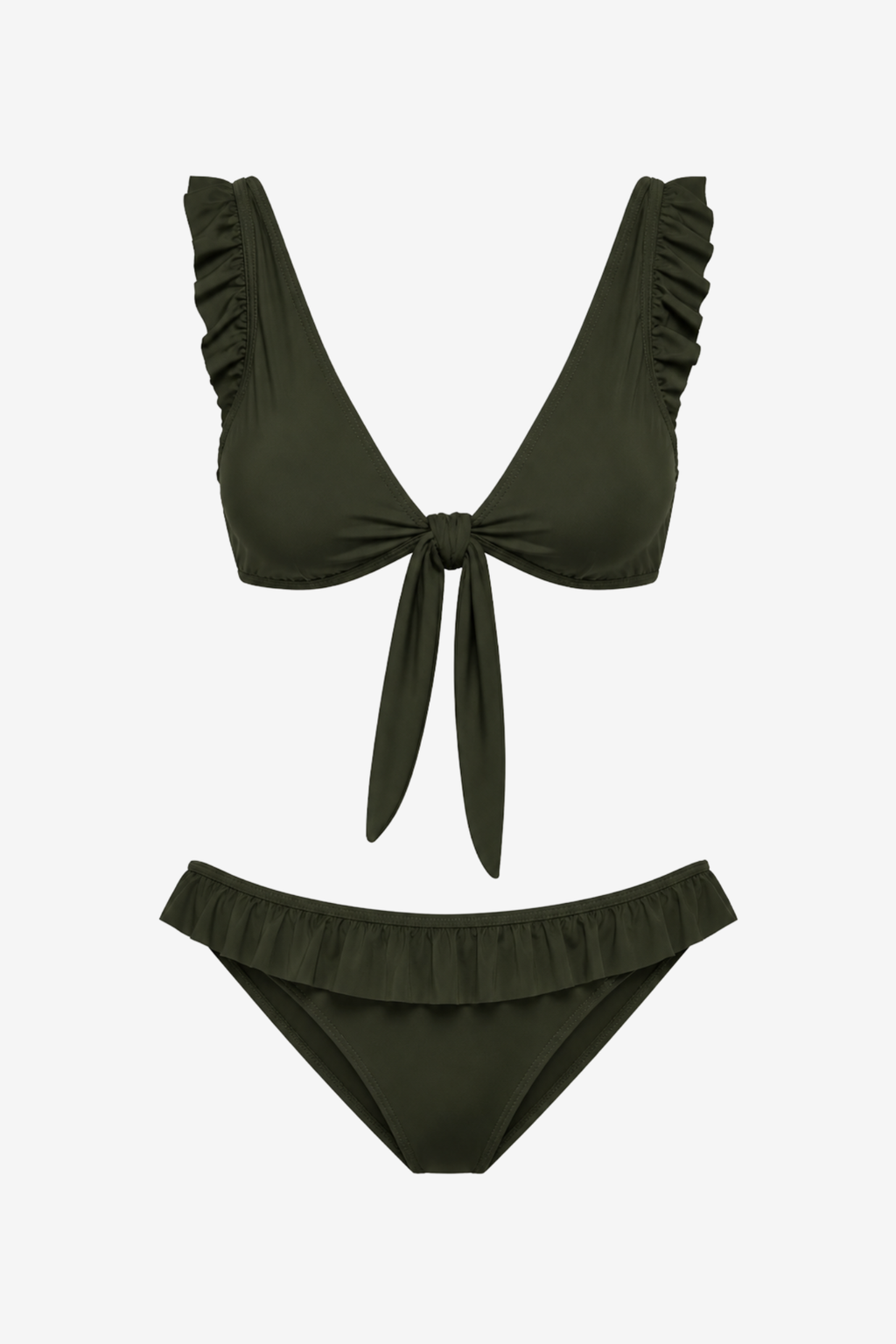 MELISSANDRE Kaki TWO-PIECE TOP