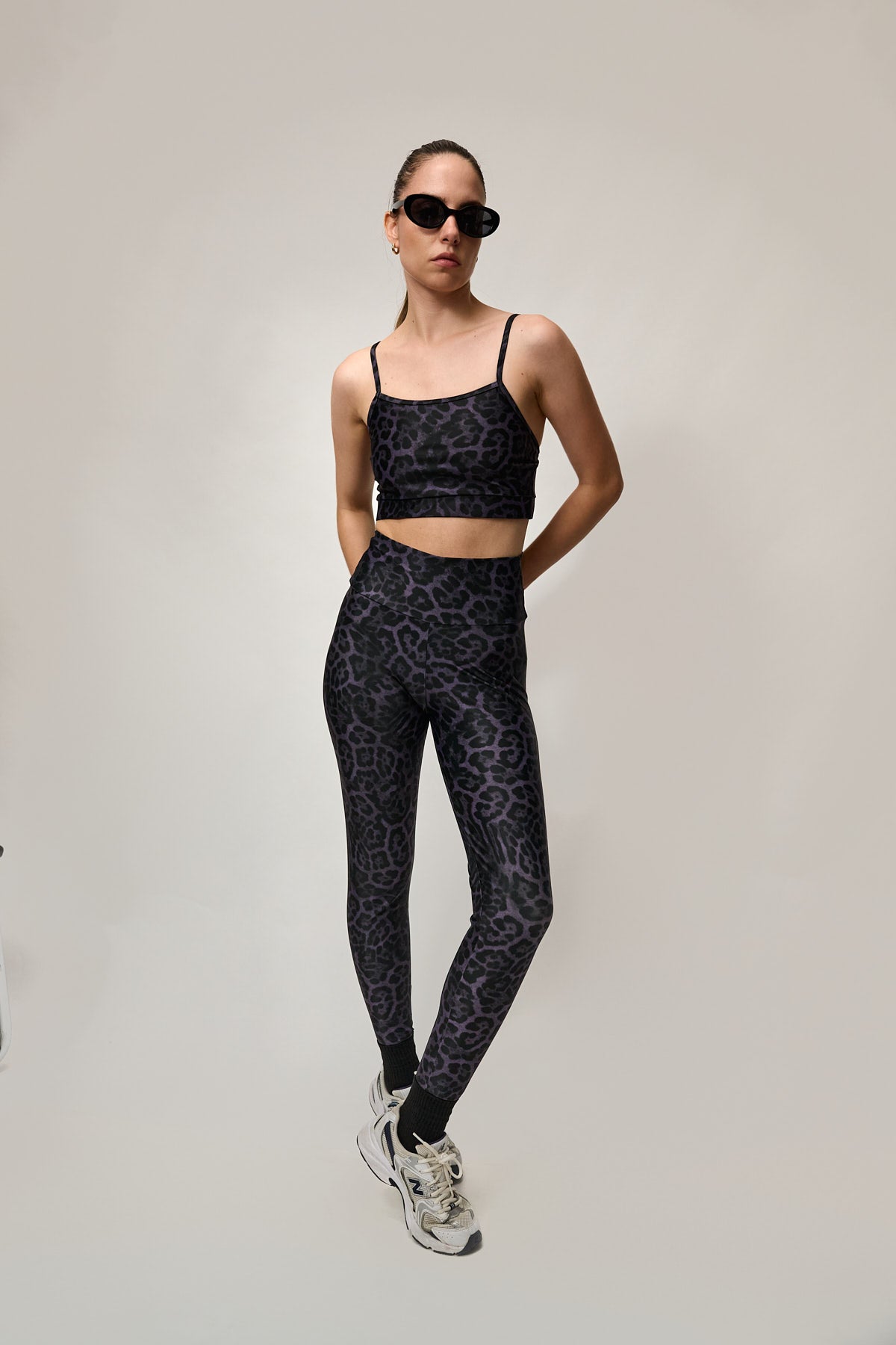 Purple Panther Azalea Leggings