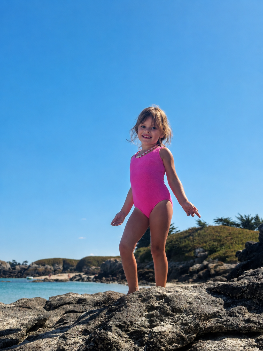 Maillot kids PEPA - Rose