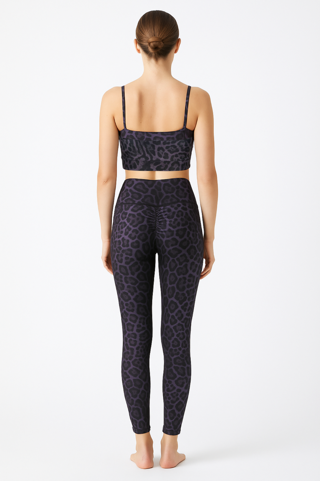 Legging AZALÉE - Panthère violet