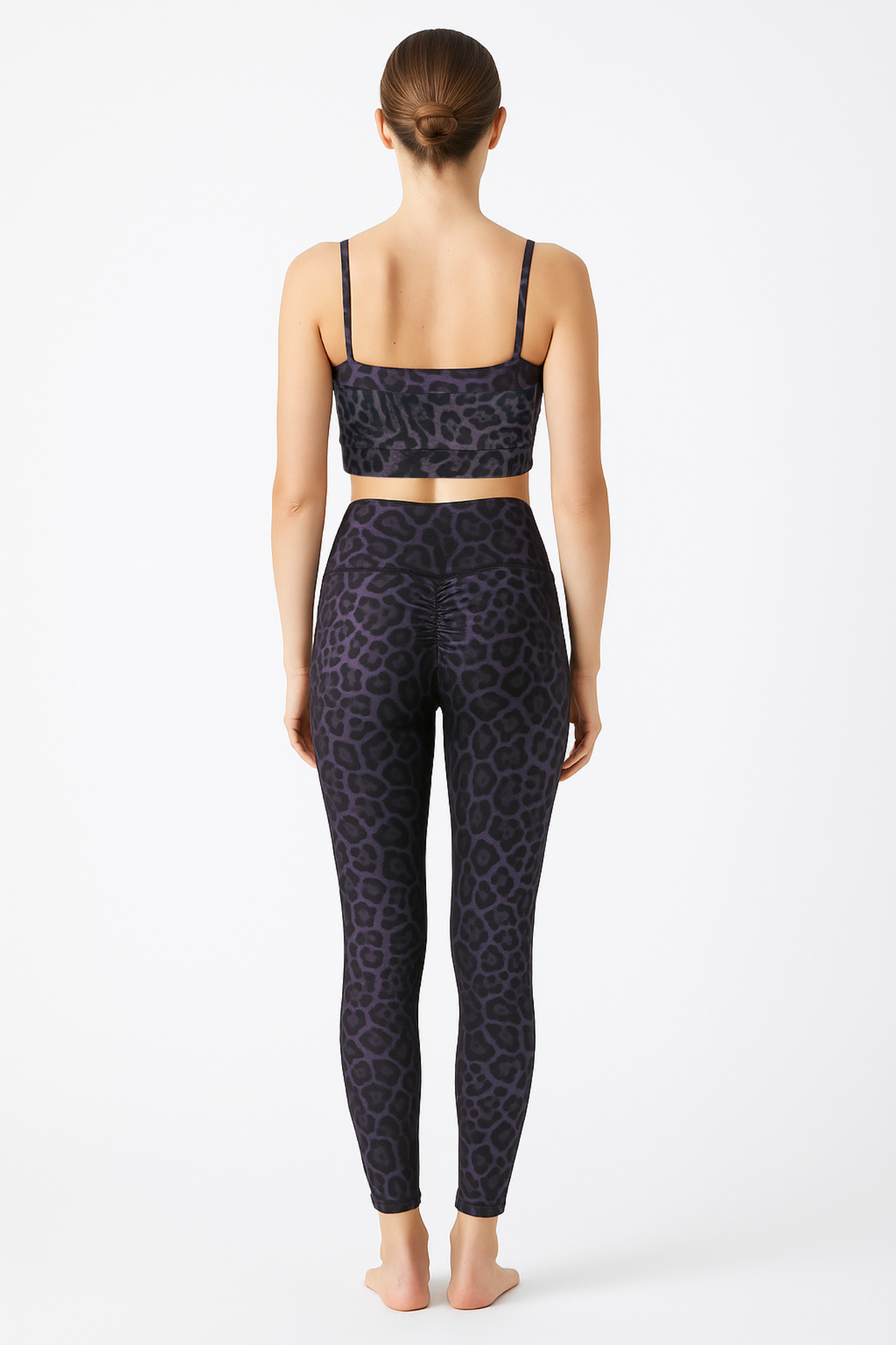 Legging Azalée panthère violet