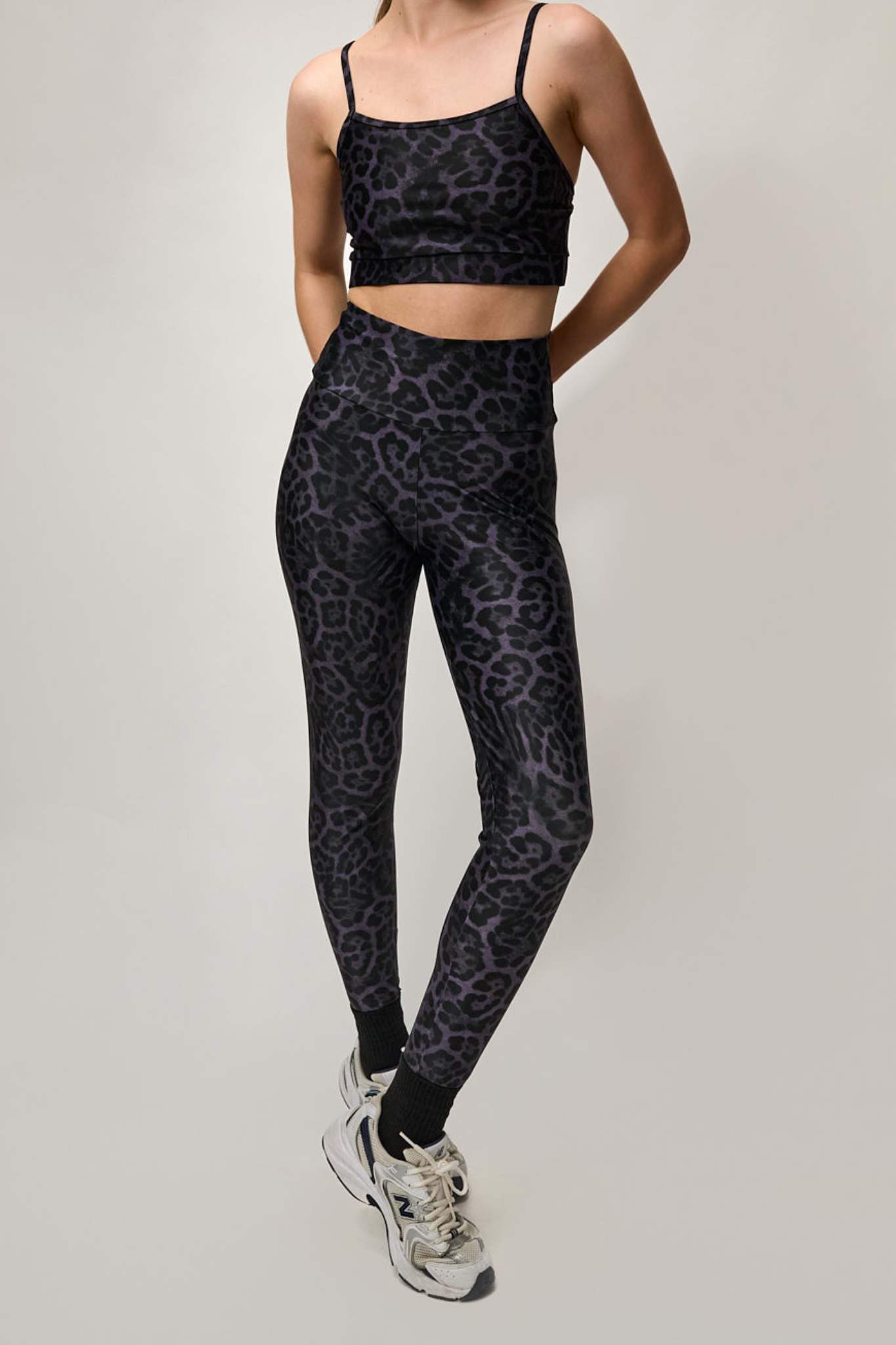 LOU purple panther leggings