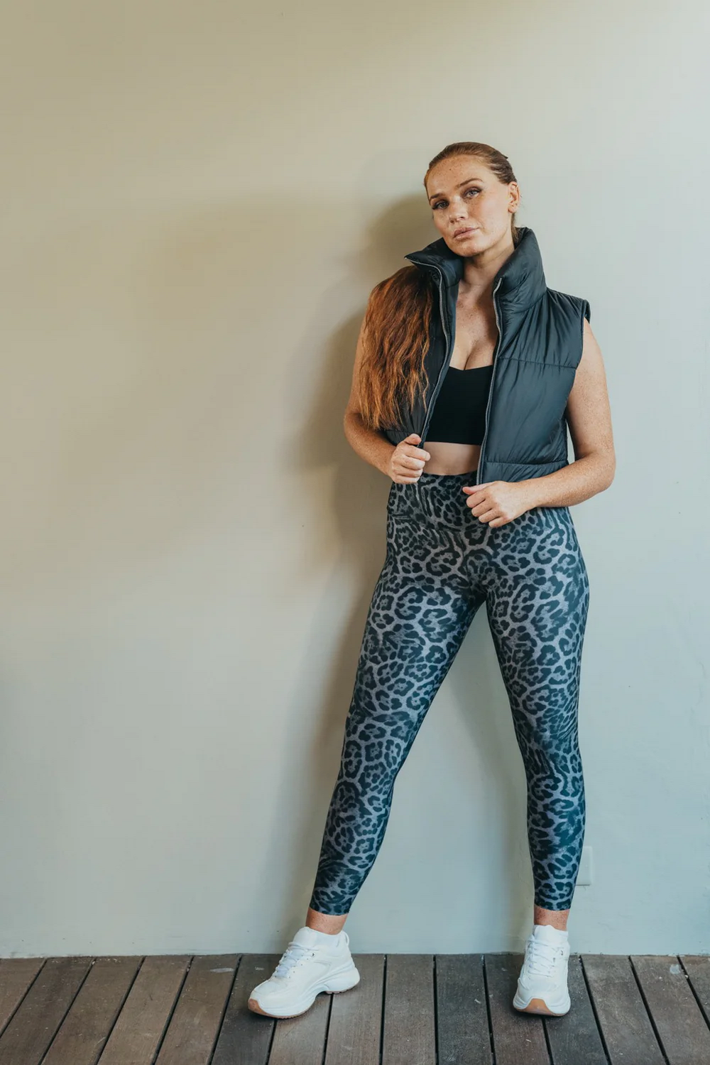 VANILLA LEGGINGS Grey Panther