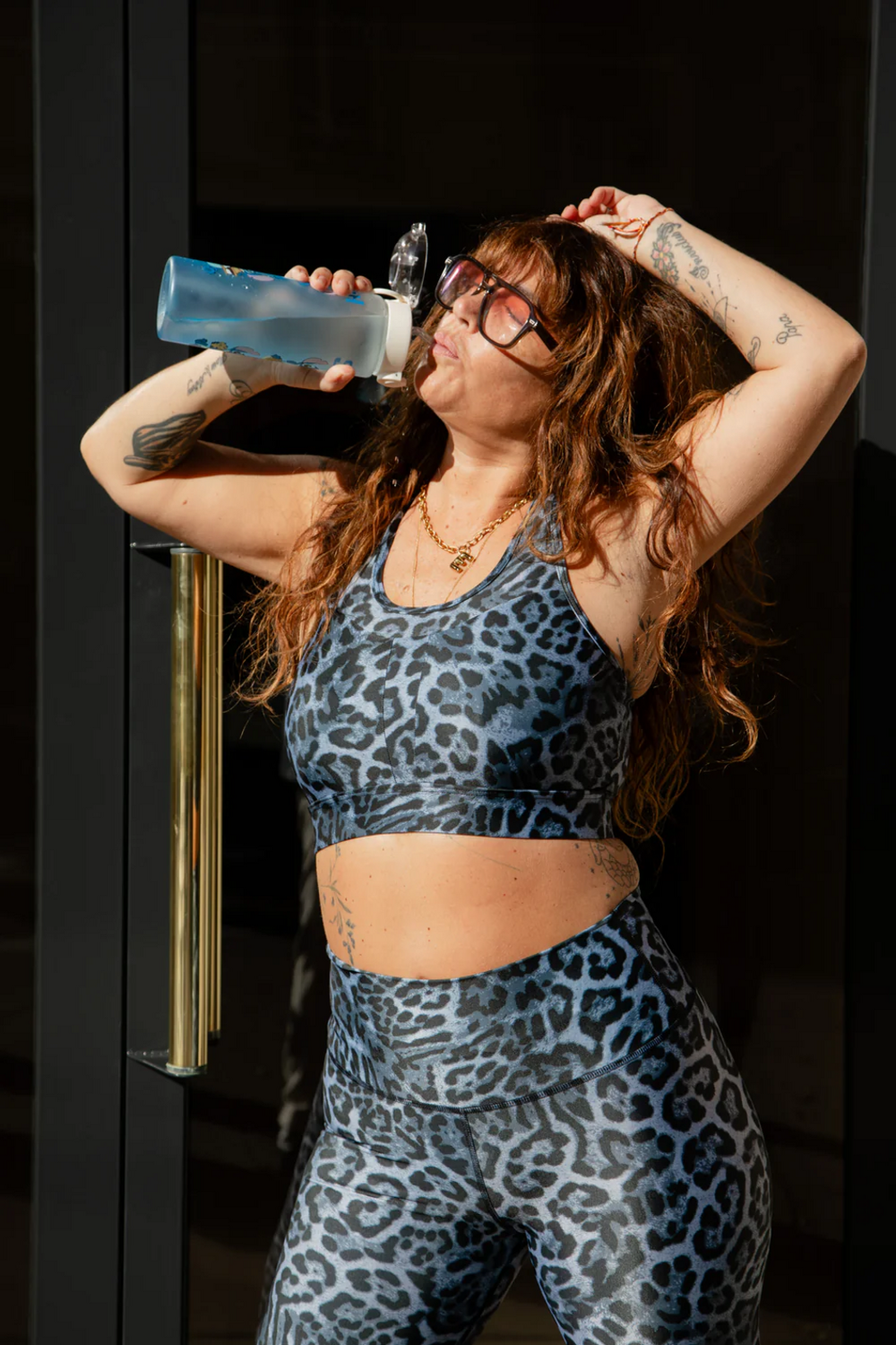 Blue Vanilla Panther Leggings