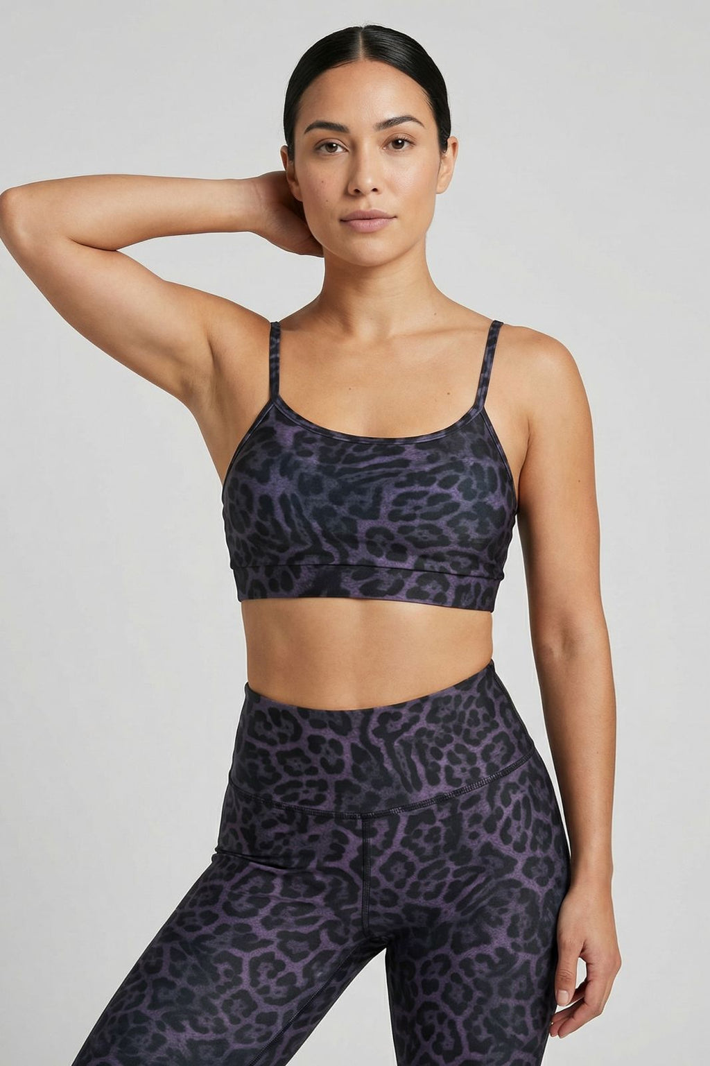 Legging AZALÉE - Panthère violet