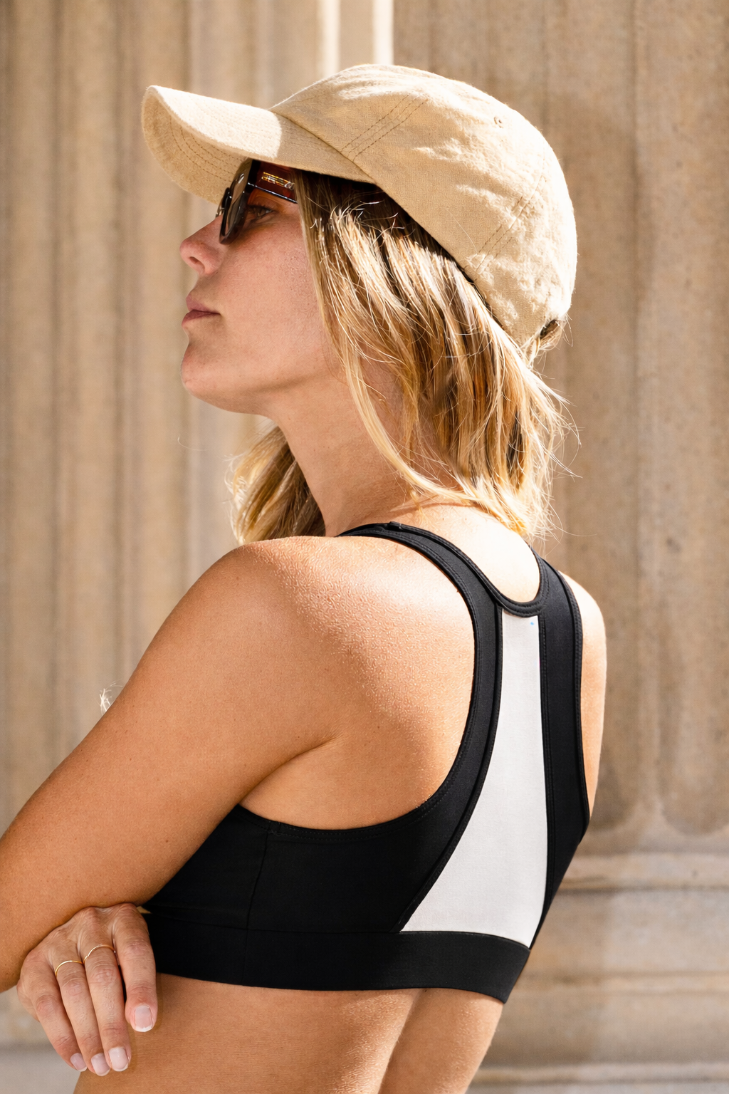 Brassière NOEMIE - Noire & Blanche