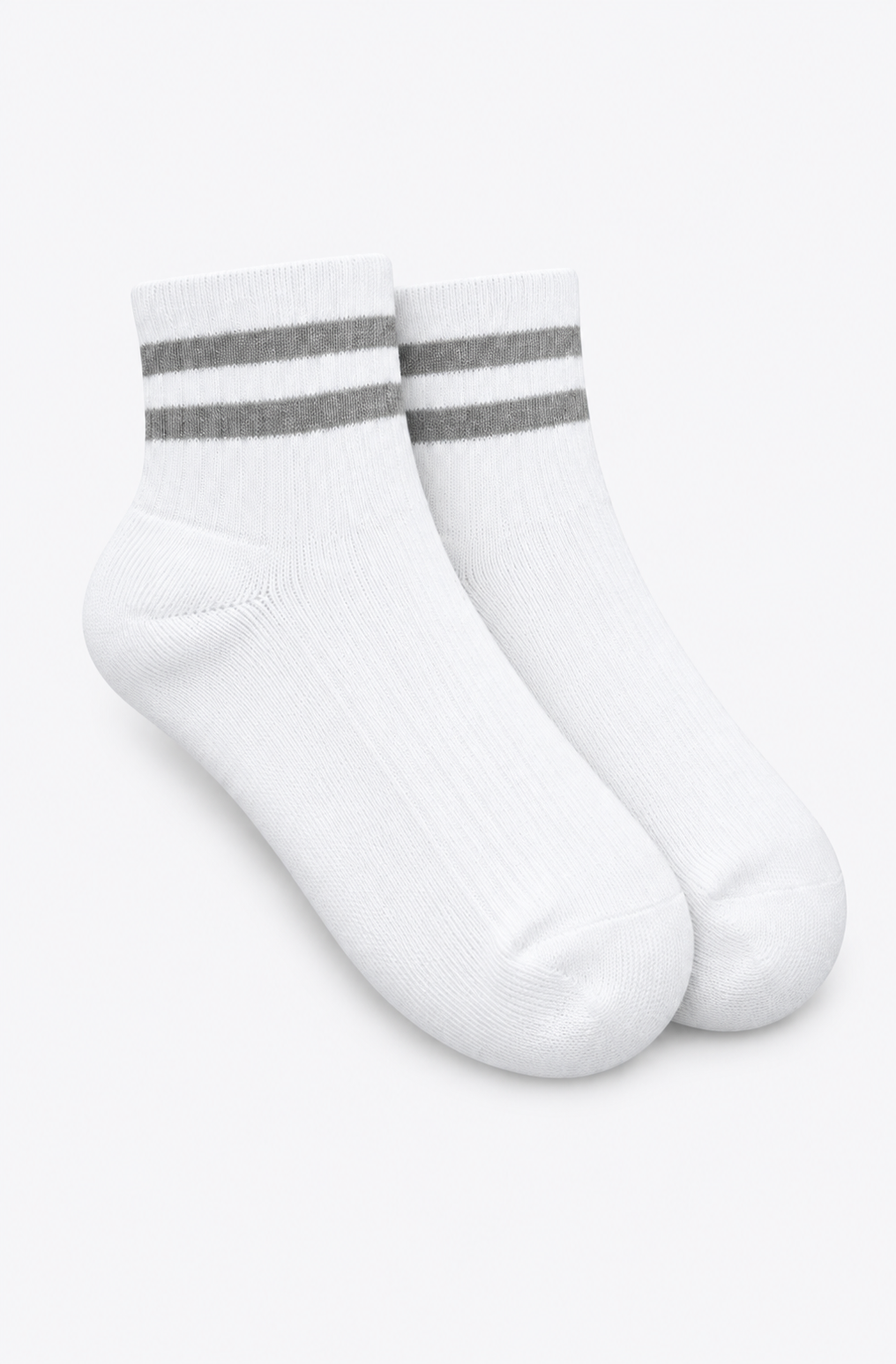 CHAUSSETTES blanches & grises